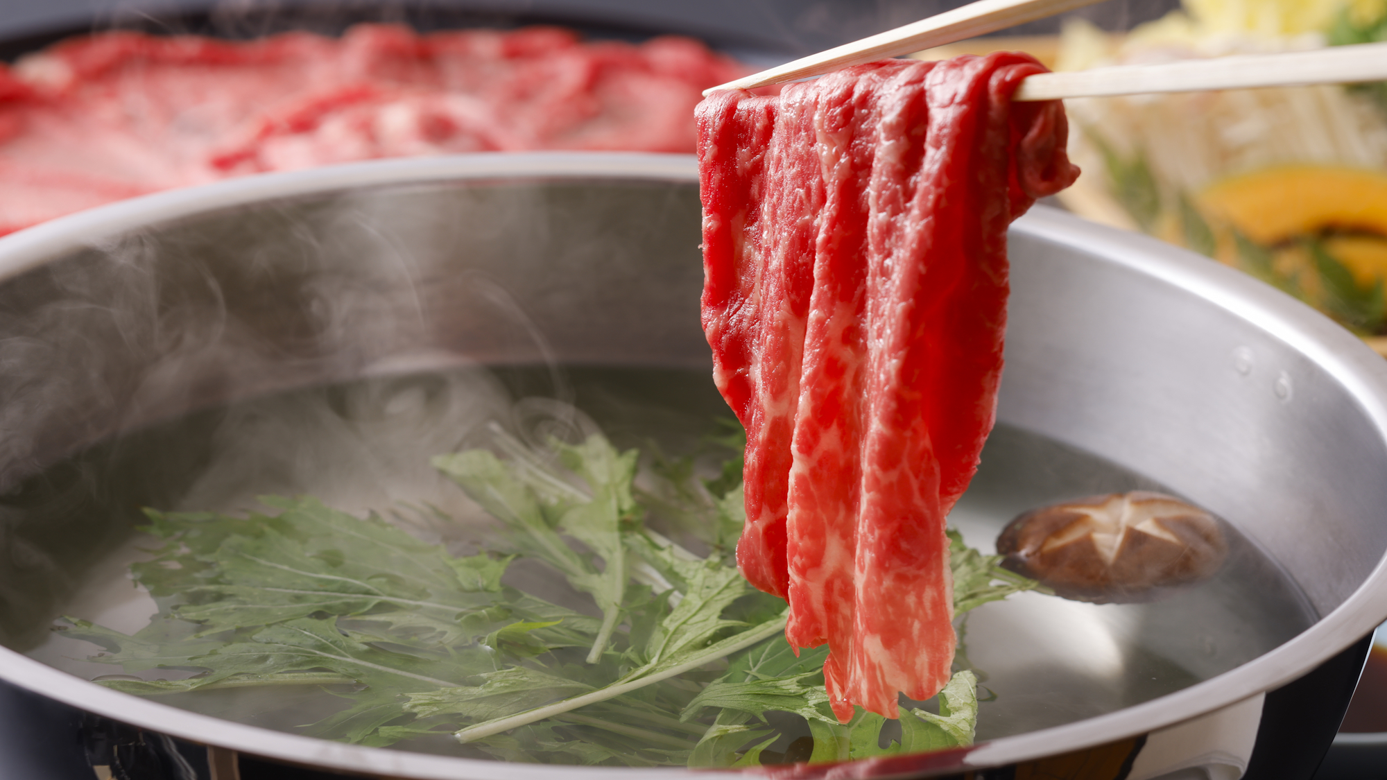 【夕食ビュッフェ】松坂牛しゃぶしゃぶ（イメージ）20250901～