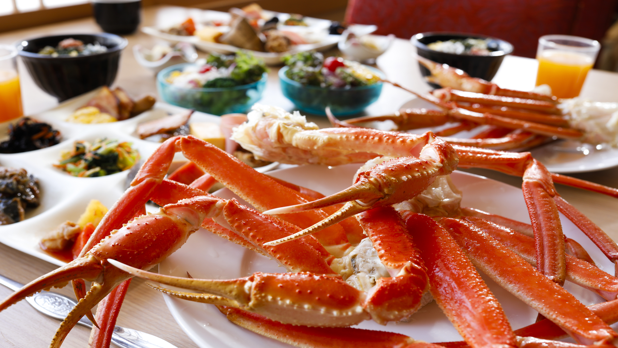 【朝食ビュッフェ】かに食べ放題（イメージ）20250901～