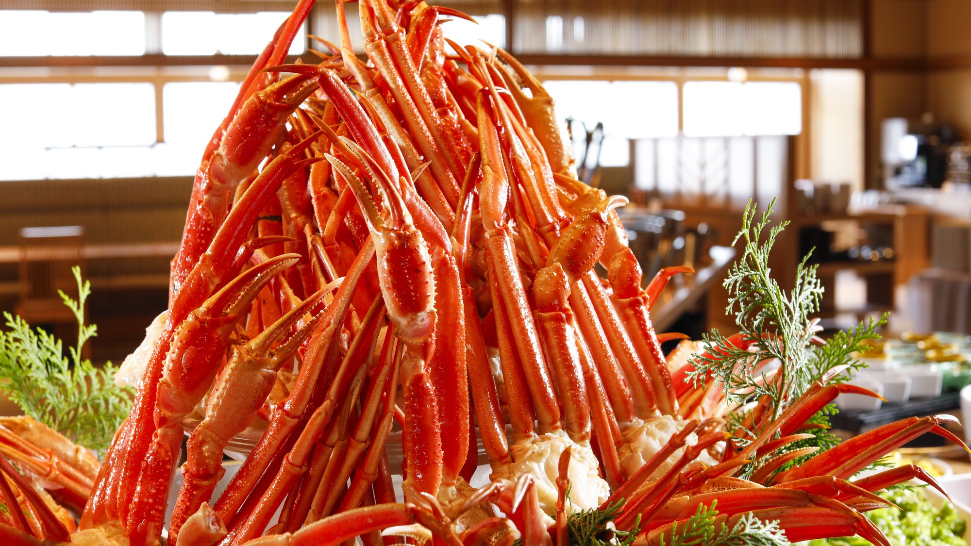 【朝食ビュッフェ】かに食べ放題（イメージ）20250901