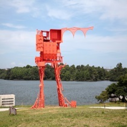 ★蟻の巣（ときわ公園）★大規模な野外彫刻の公募展2年に一度開催しています。