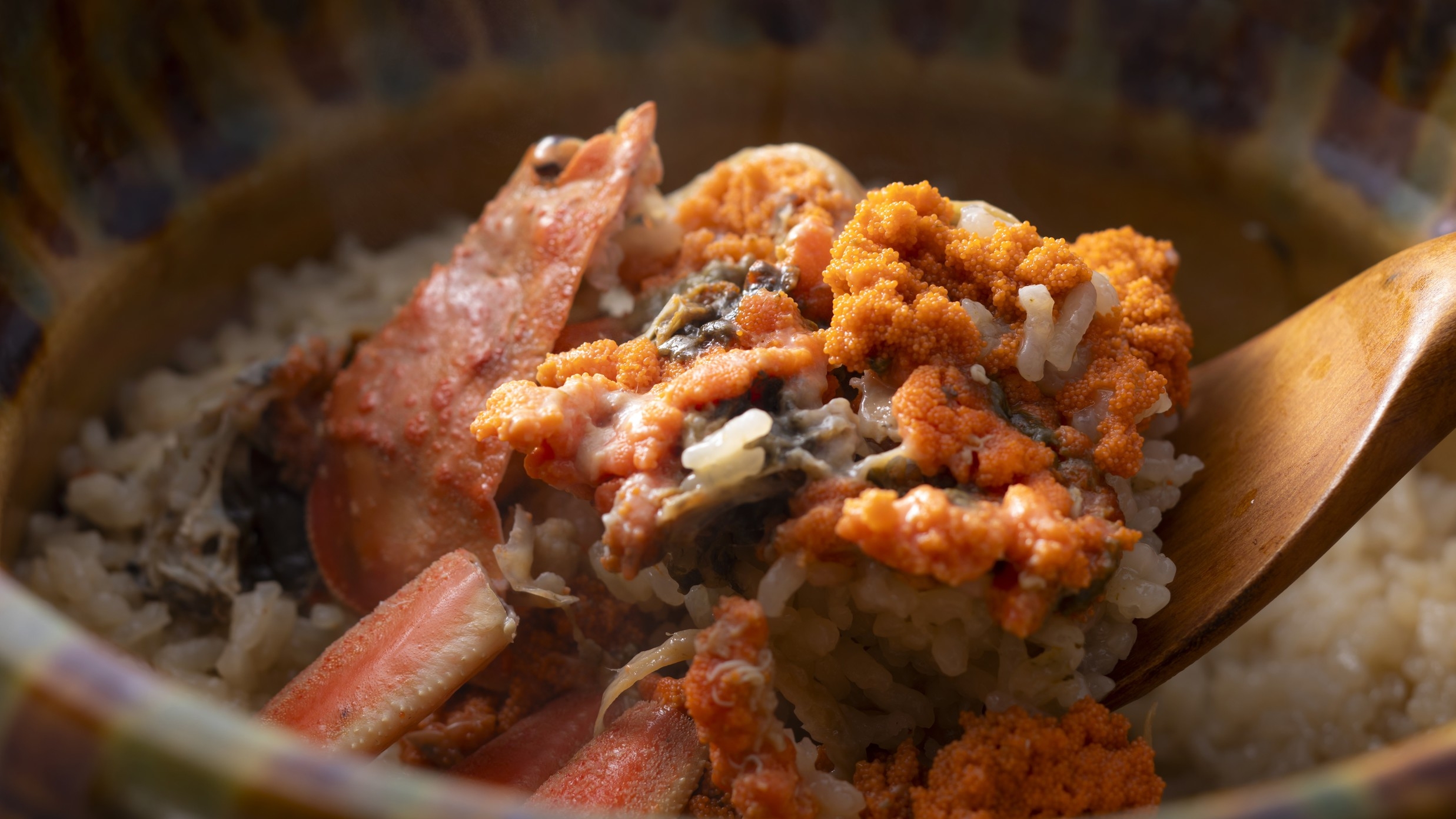 【冬・当館人気No.1】活松葉蟹刺し付き・炭火焼き蟹・お鍋プラン〈平日限定◆蟹の天婦羅付〉