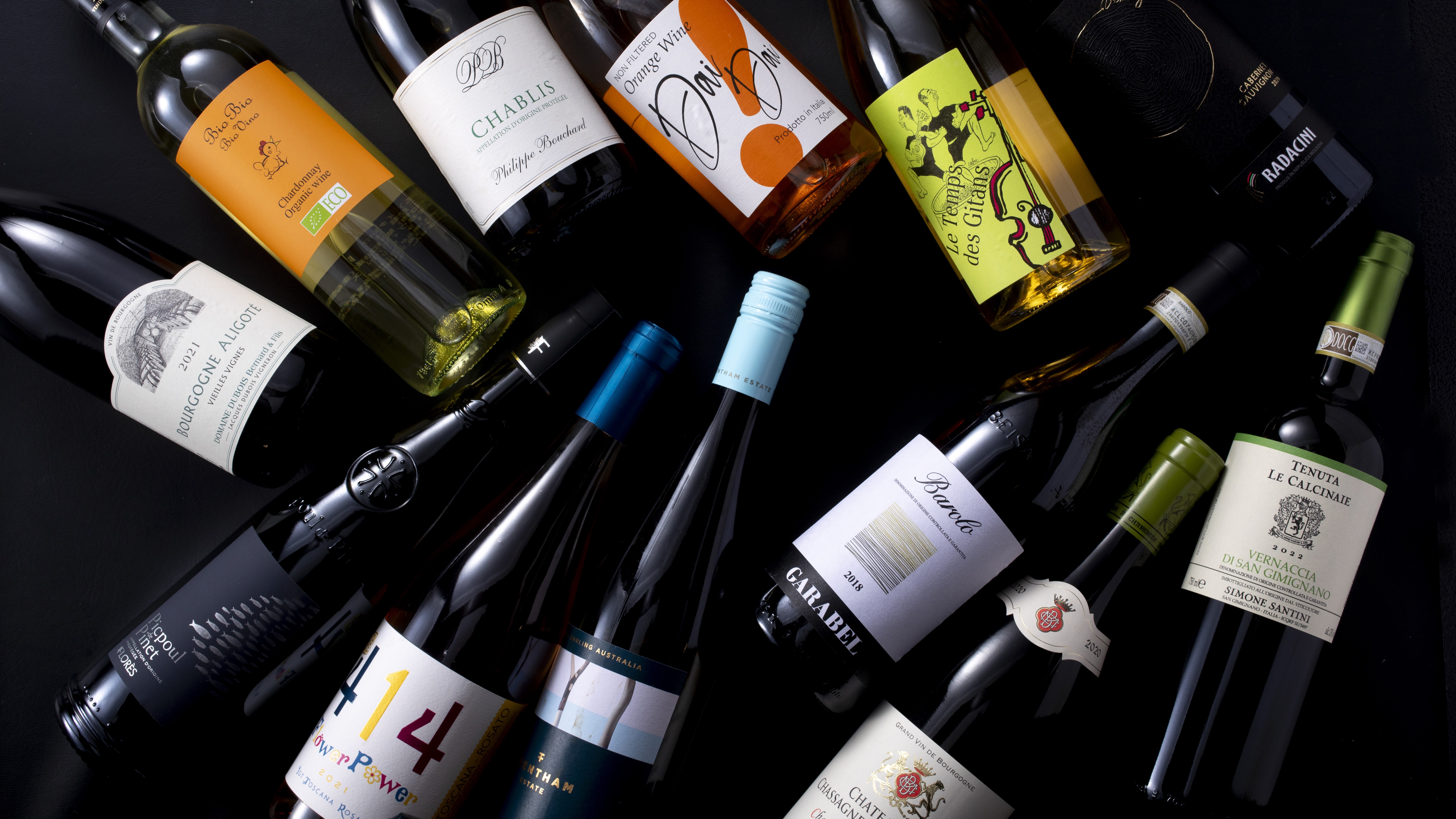 【白ワイン】蟹や地魚に合う白ワインを多数ご用意しております。