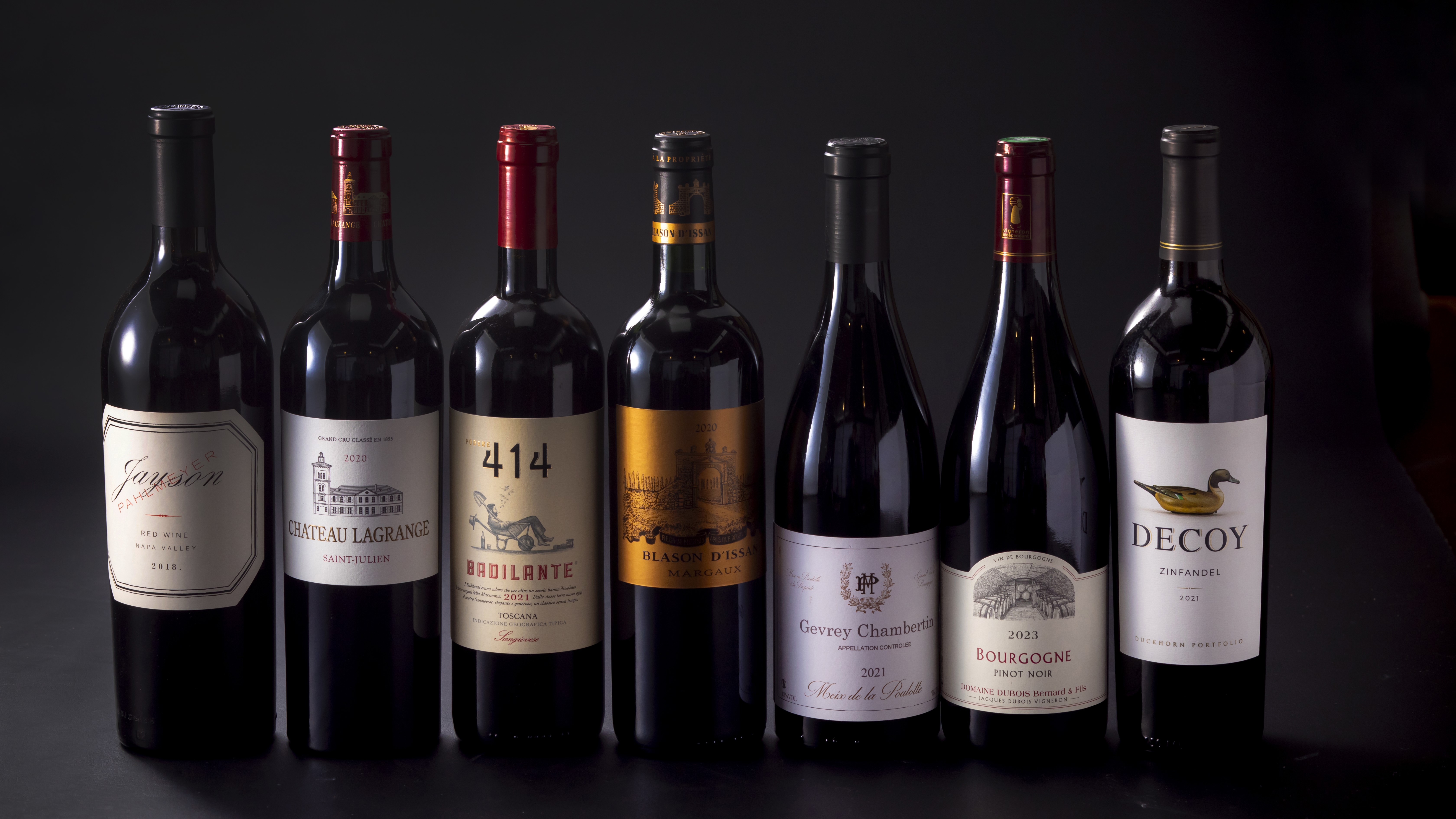 【赤ワイン】蟹や地魚に合う赤ワインを多数ご用意しております。