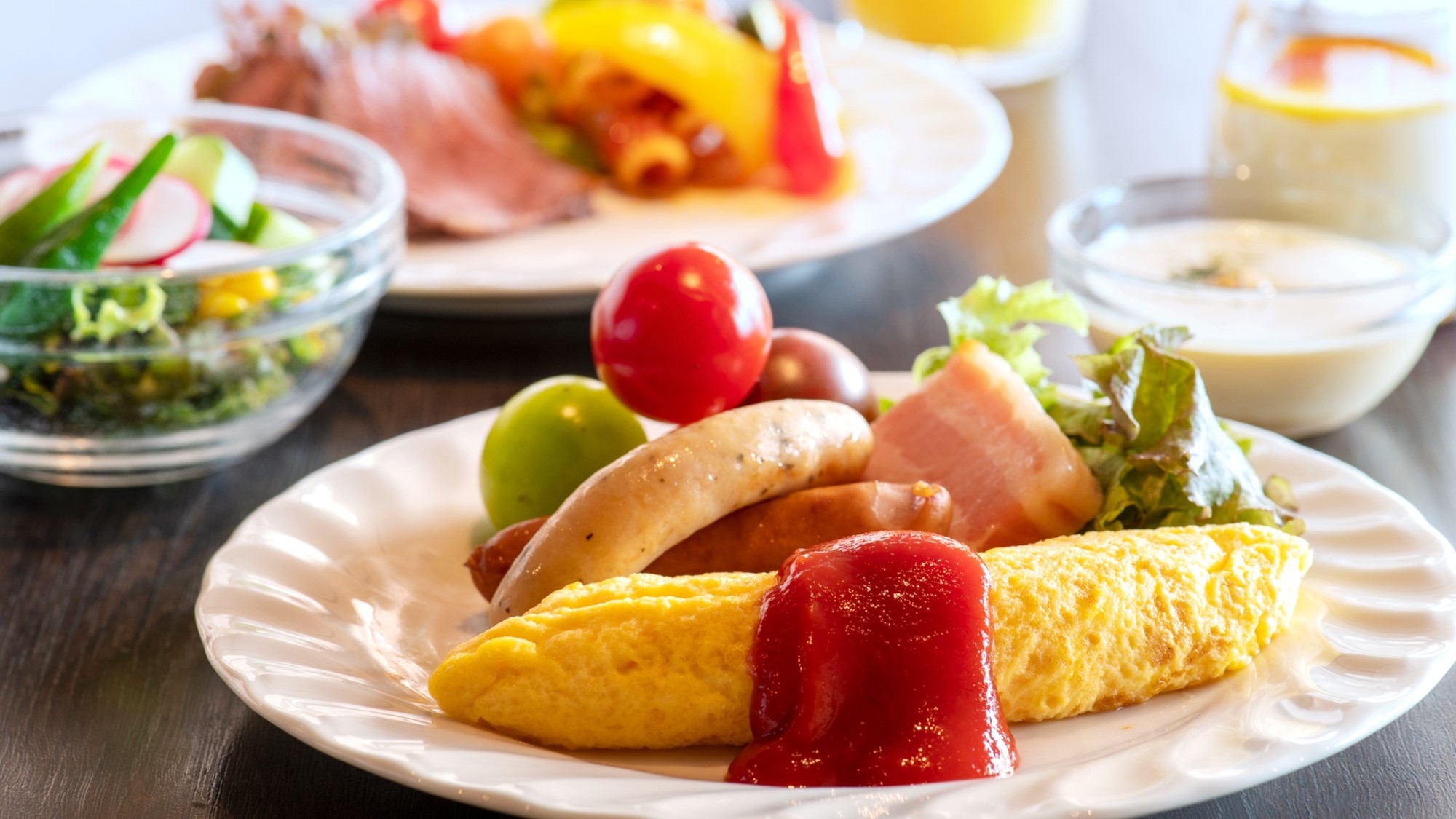 【早期割90】＜朝食付＞最大35％OFF☆7階以上確約！天然温泉と朝食バイキングをご堪能♪