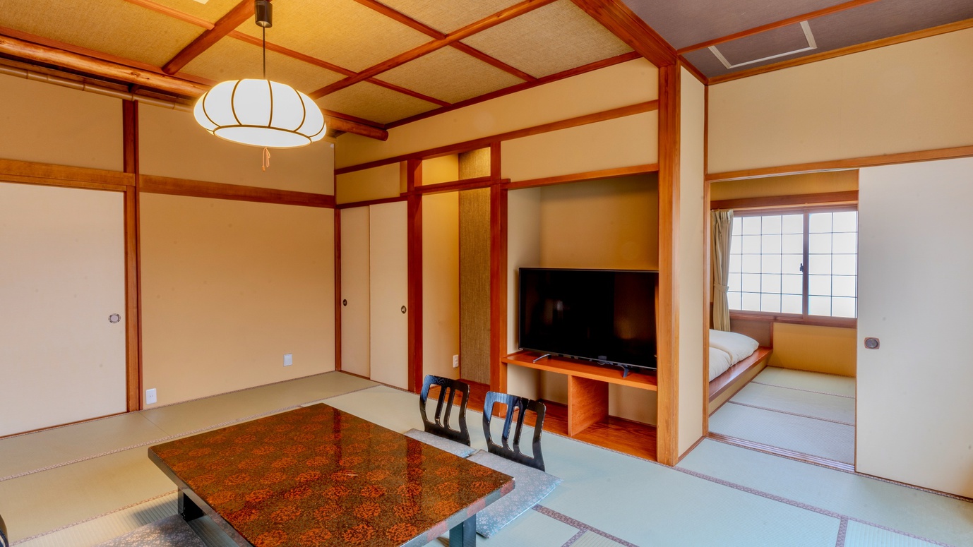 【禁煙／本館和室】バスなし・トイレ付き（12畳＋寝室）