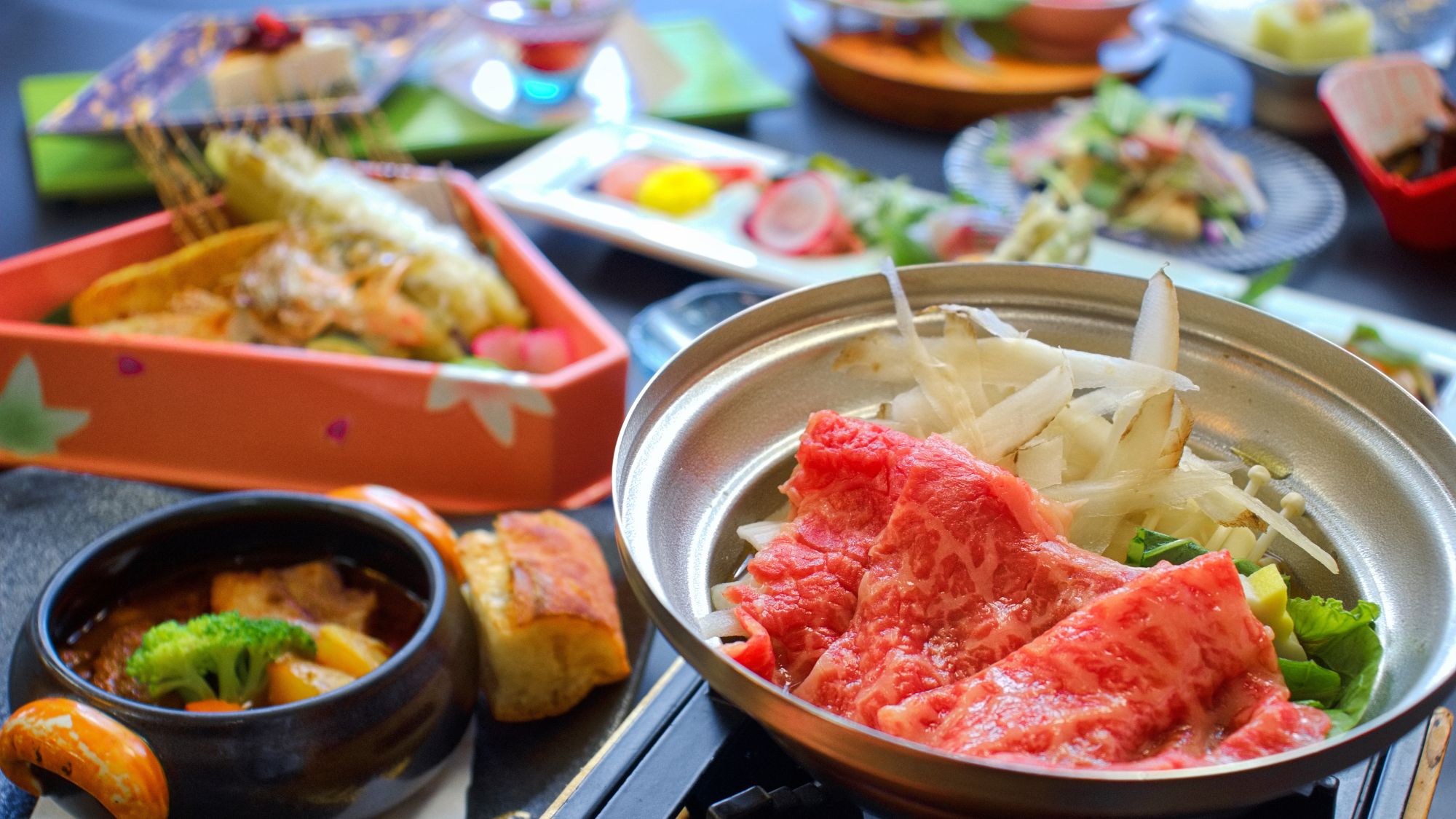 グレードアッププランお食事一例