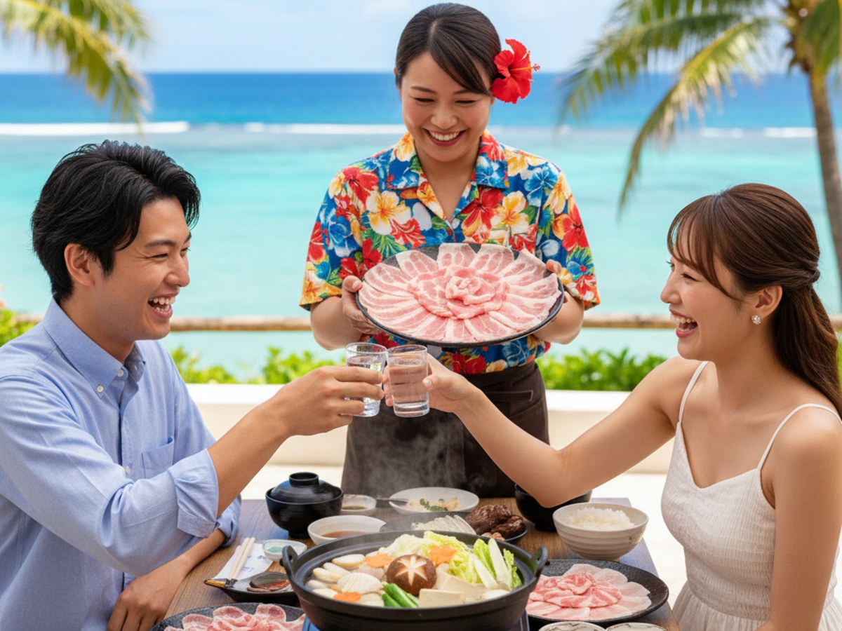 地元で愛され続けるアグー豚、名護に来たからには是非！※イメージ