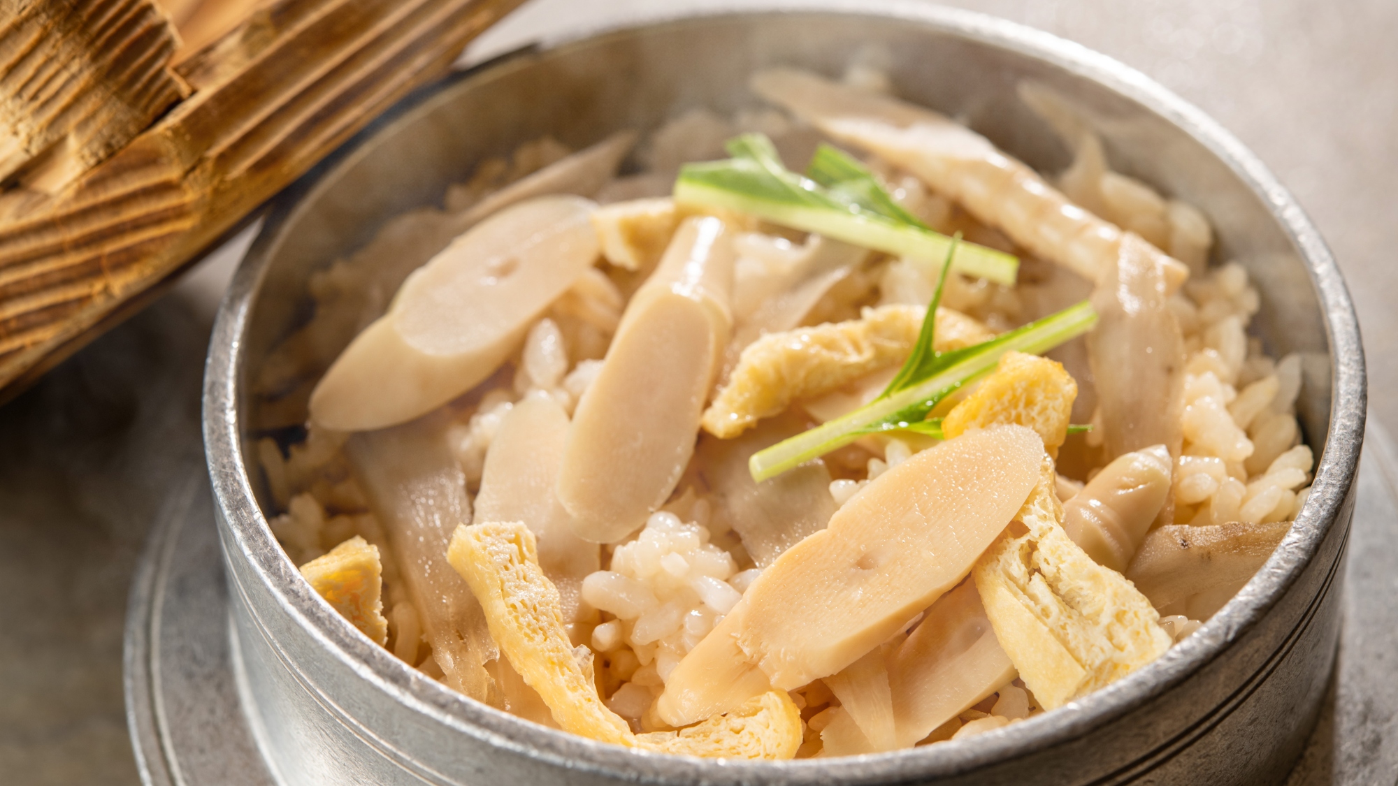 【季節の会席/春】たけのこの釜飯（3月～5月）