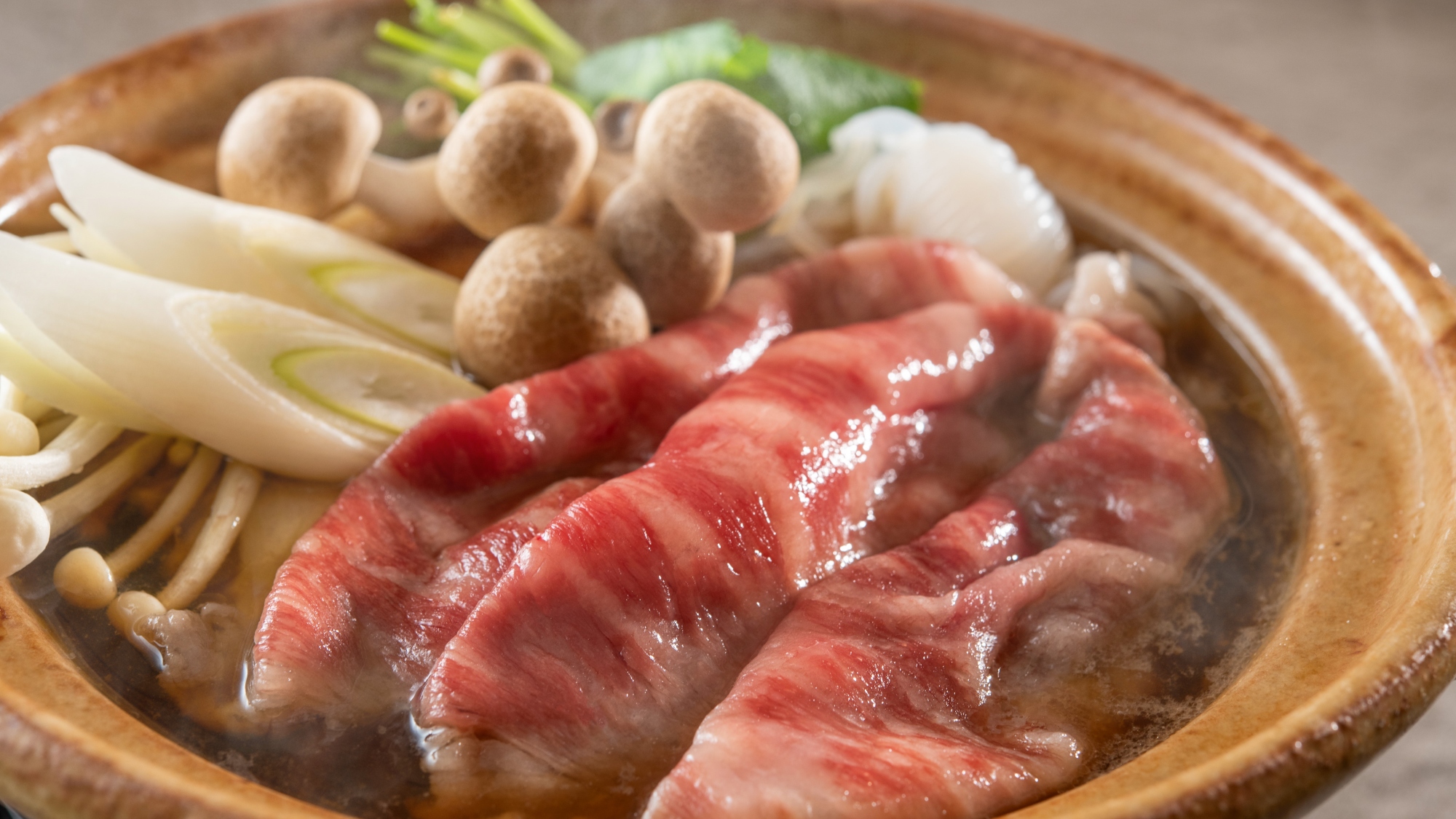 【土地の恵み会席/秋】秋田錦牛のすき焼き（9～11月）