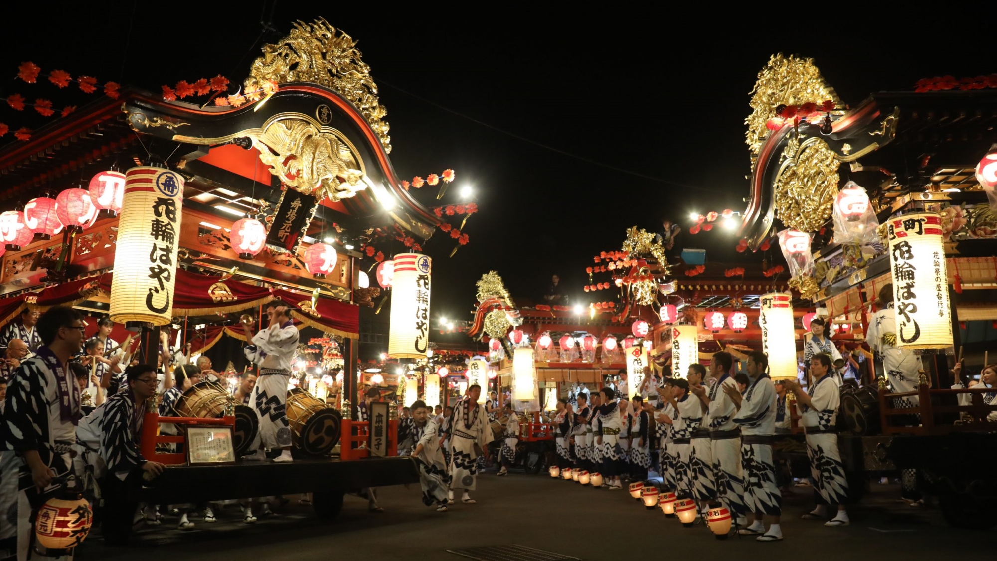 花輪ばやし（はなわばやし）秋田県鹿角市花輪の祭り