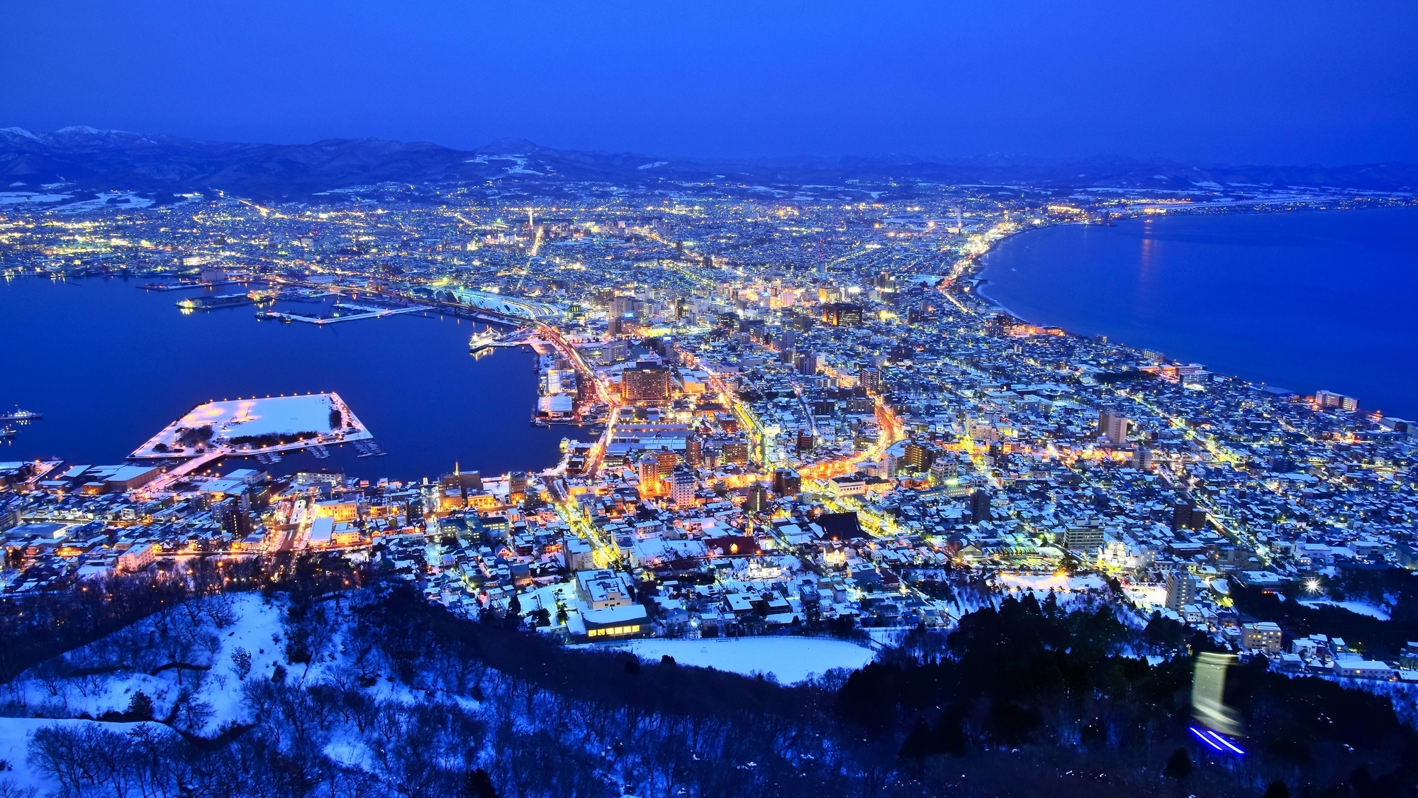 【当館から車で約20分】函館山