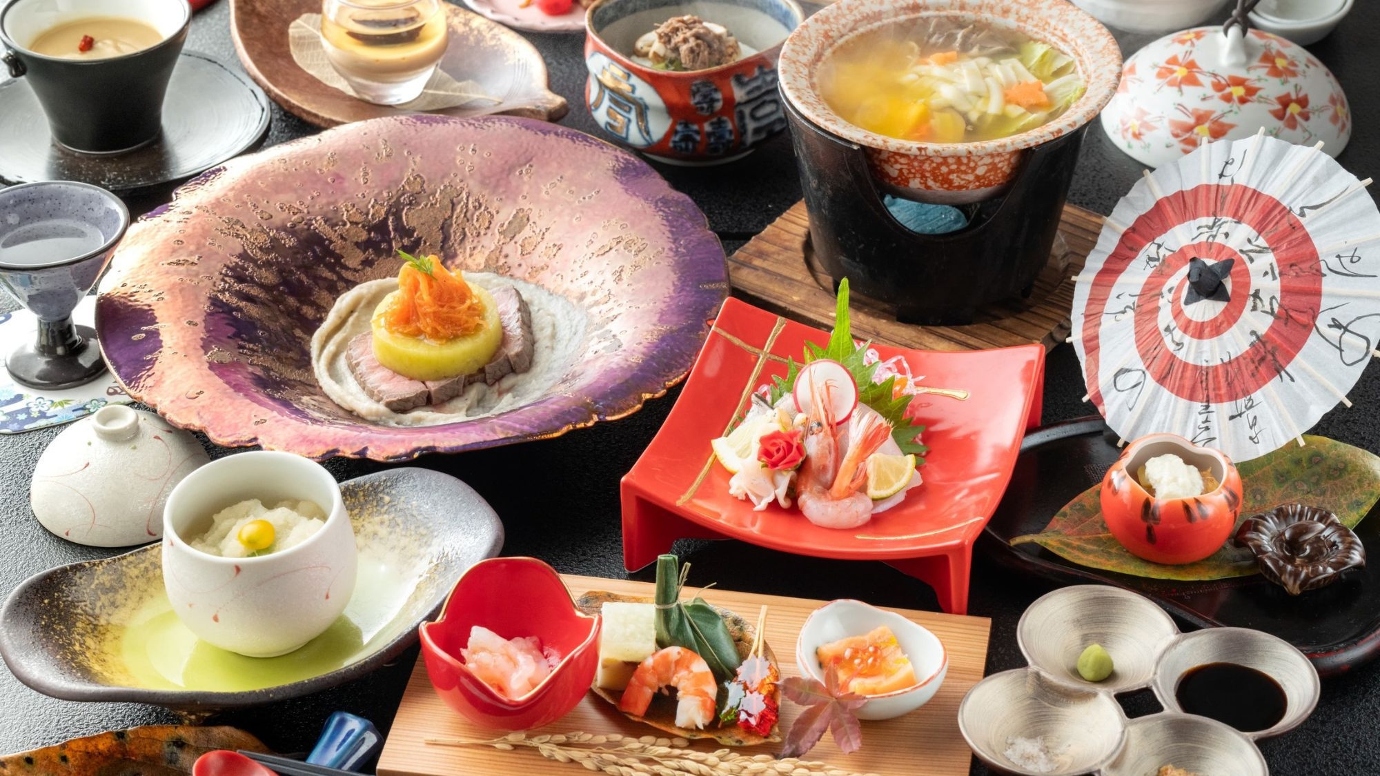 【お盆限定！オールインクルーシブ】能登牛ミニステーキorのどぐろ姿煮に夕食時の飲み放題付で極上滞在を