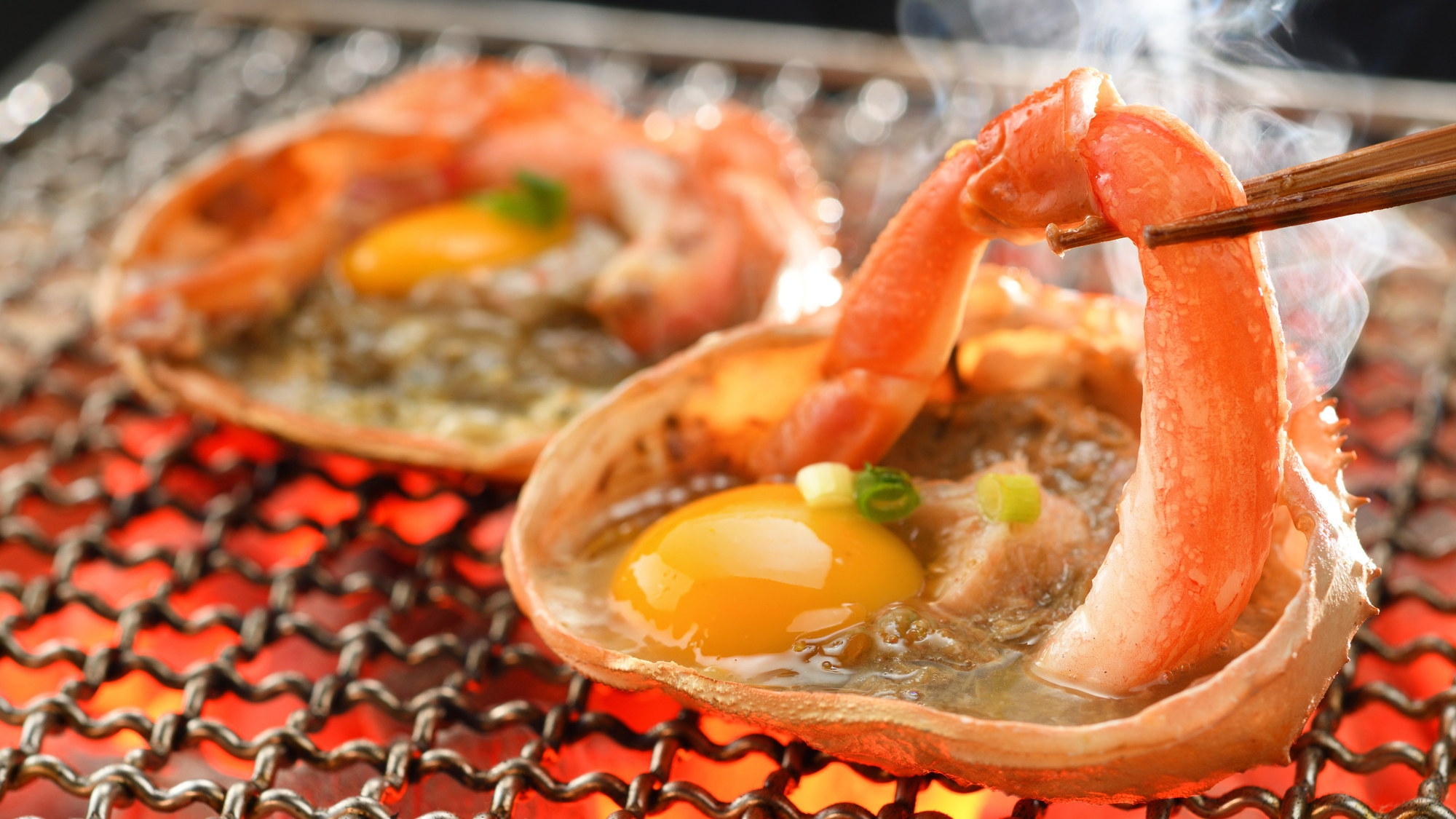 年末までの夫婦ガニ★タグ付き加能ガニと香箱ガニをおひとり様に一杯ずつ×カニ刺し×宝生亭会席
