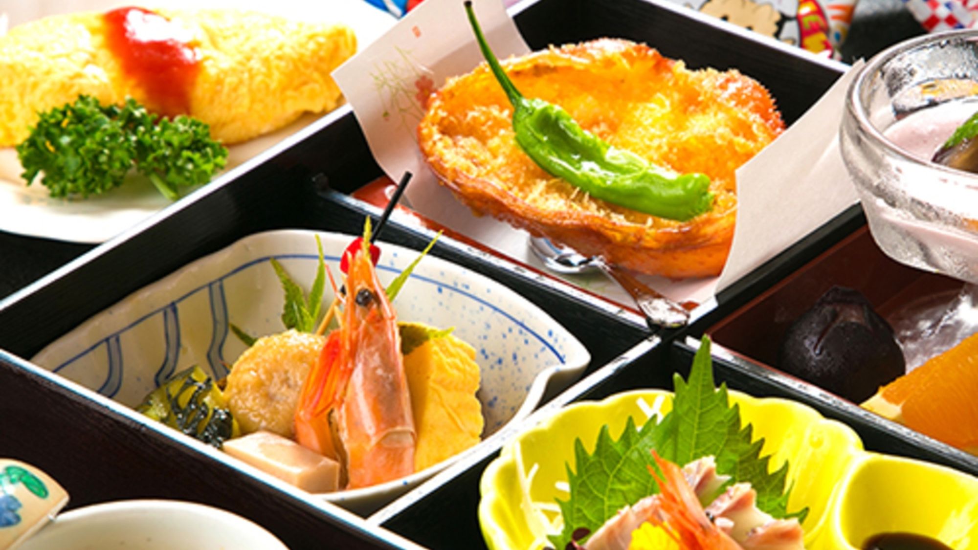 ◆お子様ランチ◆年長さんや小学生のお子様向け、お子様会席（一例）