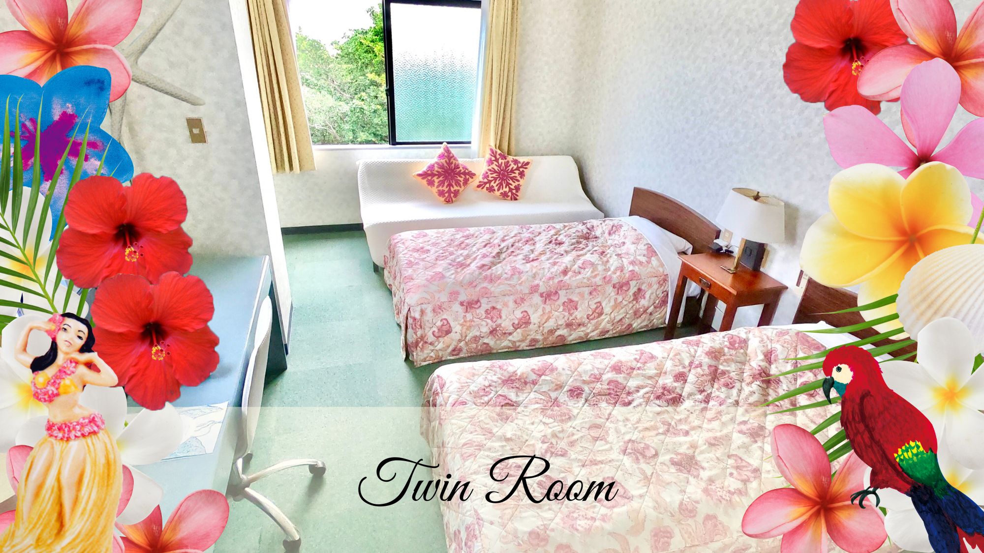 ツインルーム｜Twin Room 21平米