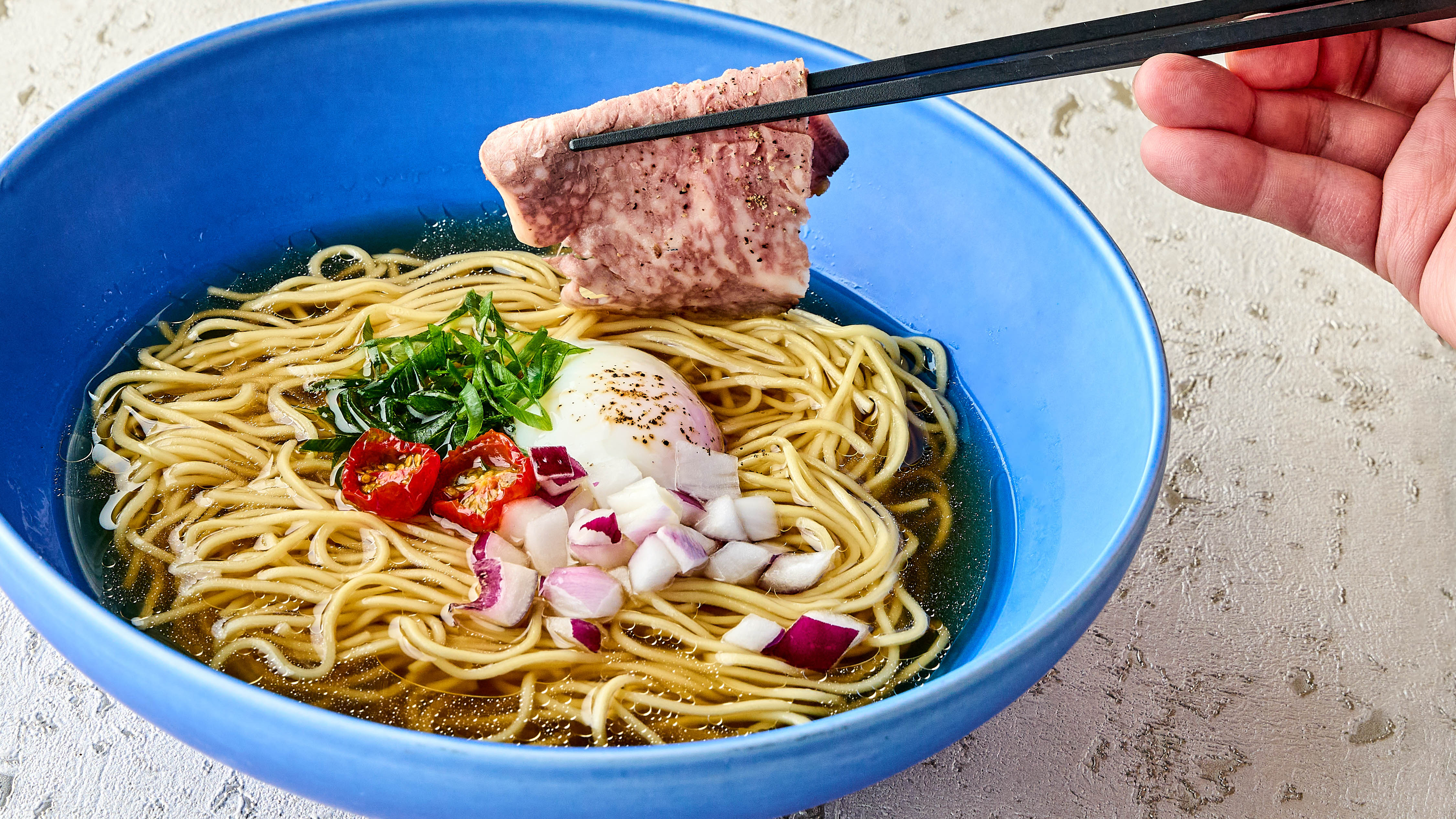 黒毛和牛ローストビーフラーメン