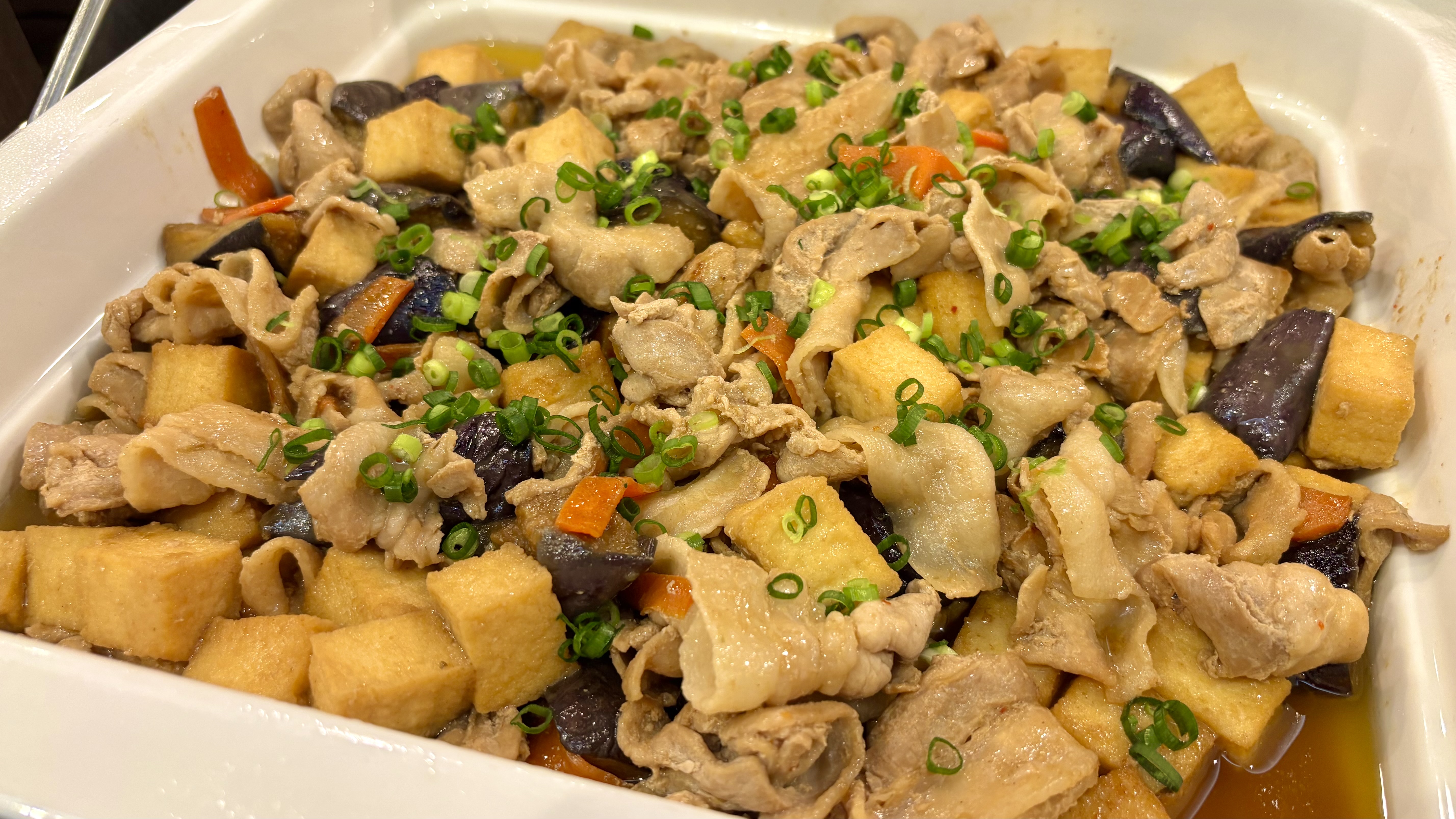 ◇とある日のおすすめメニュー◇揚げ茄子の甘辛煮