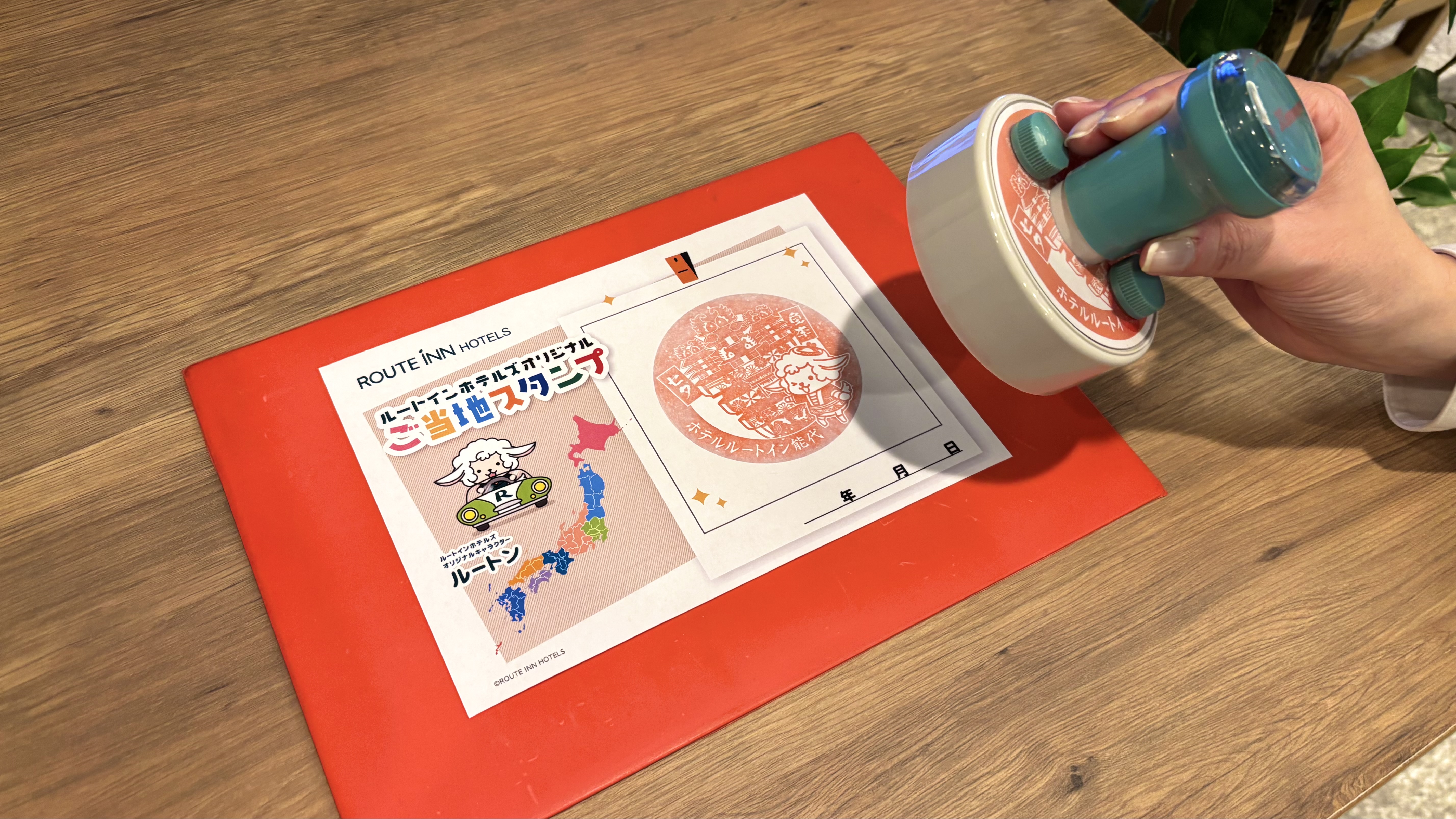 ☆ご当地スタンプ☆能代に来た記念にいかがでしょうか♪