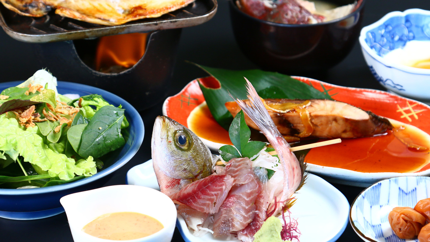 一人旅歓迎◆一人だからこその贅沢を♪お刺身グレードアップ＆しゃぶしゃぶ鍋付［2食付］
