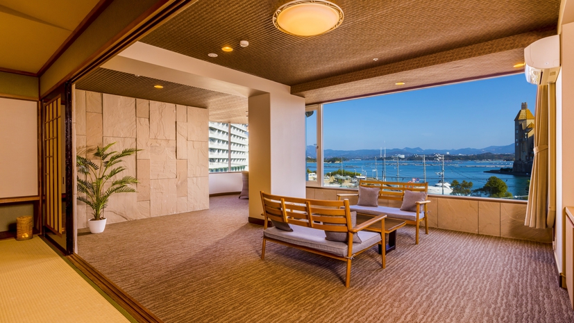 【禁煙】ジュニアスイート和洋室ツイン 内風呂あり