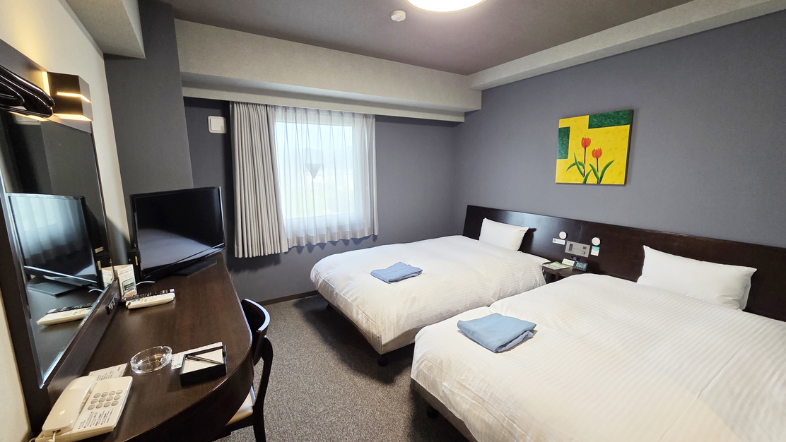 ◇コンフォートツインルーム◇　120cm幅ベッド2台●14㎡