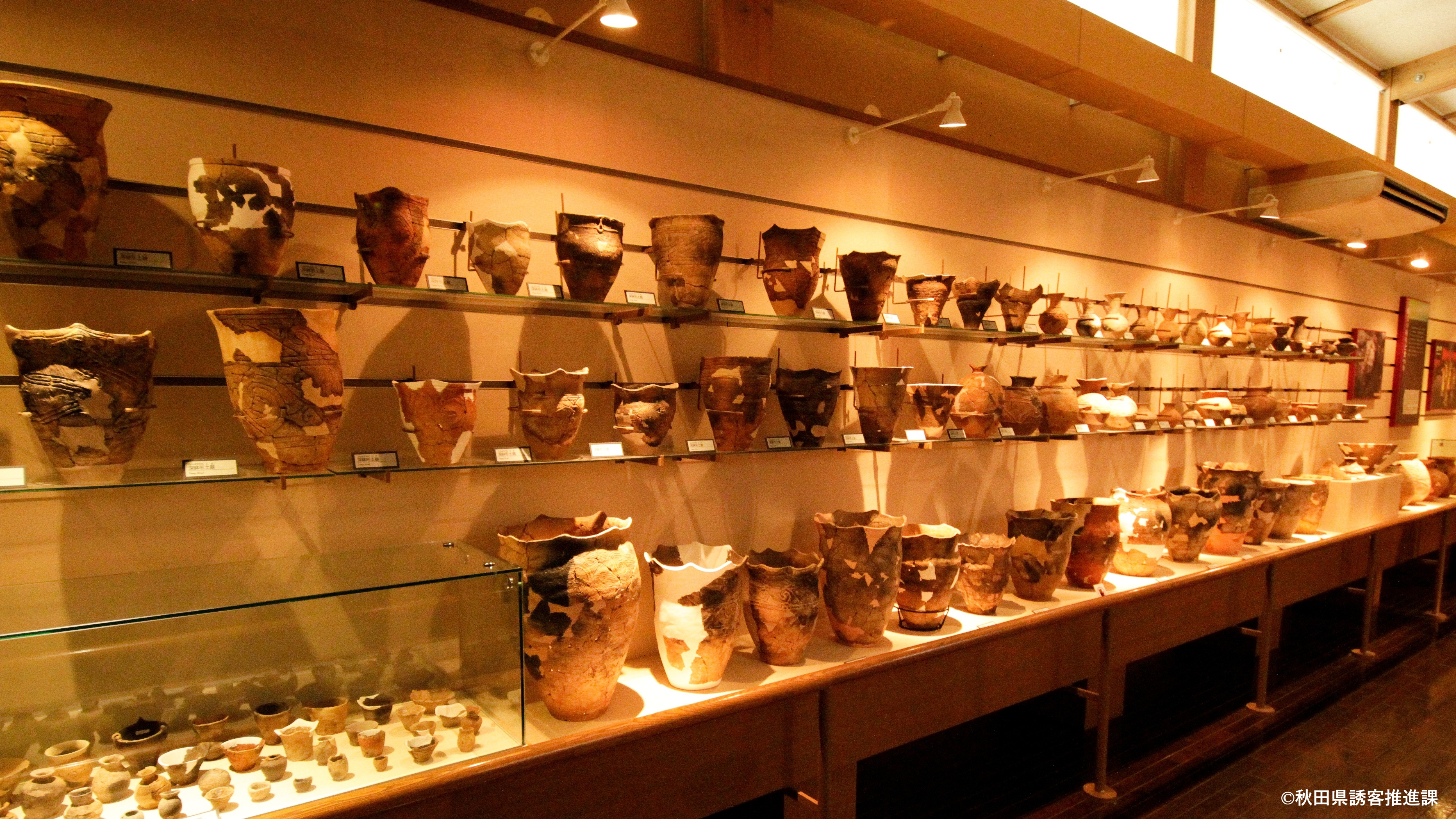 【大湯環状列石】ストーンサークル館・館内展示