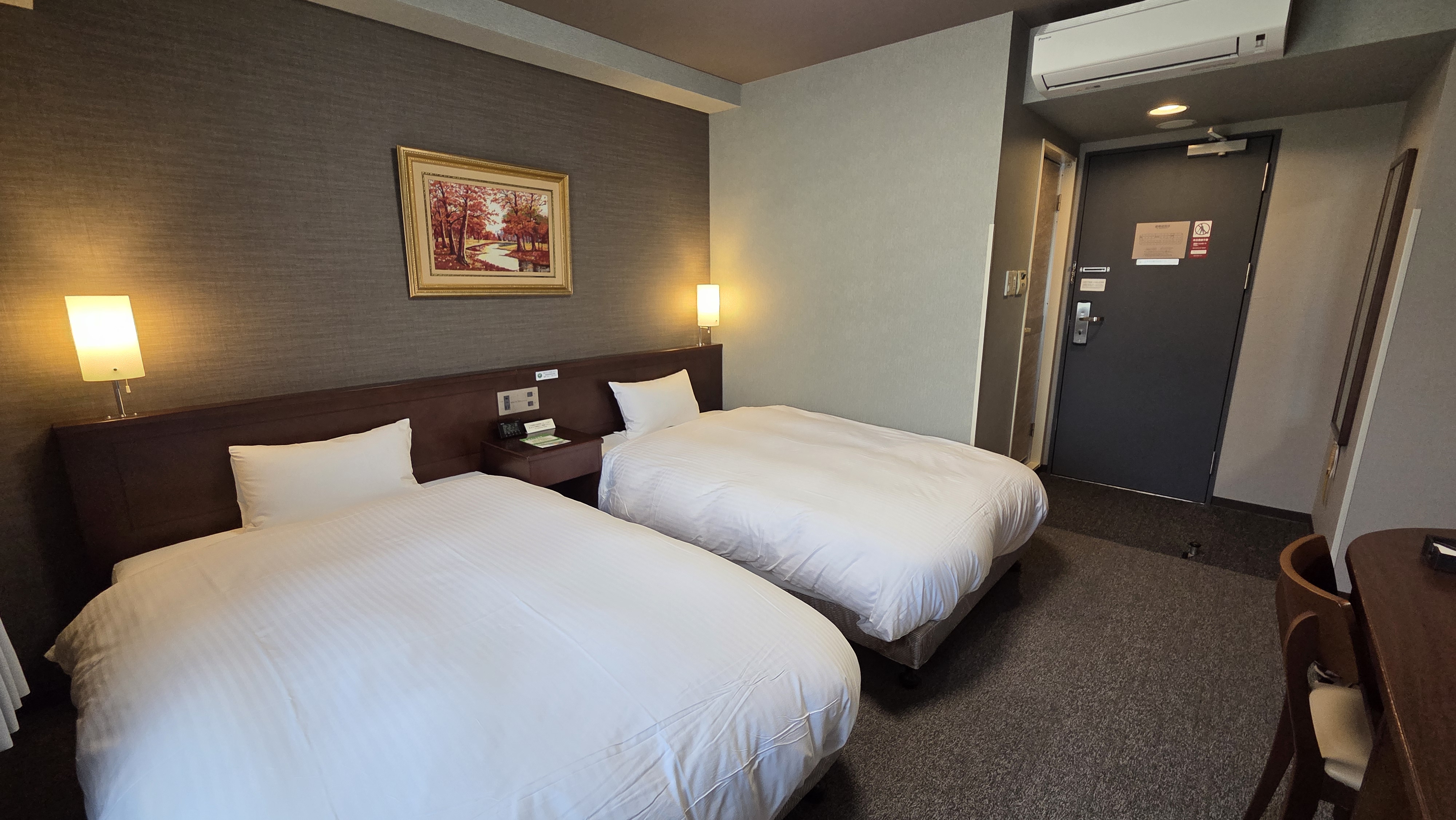 ◆ツインルーム◆　120cm幅ベッド2台●14㎡