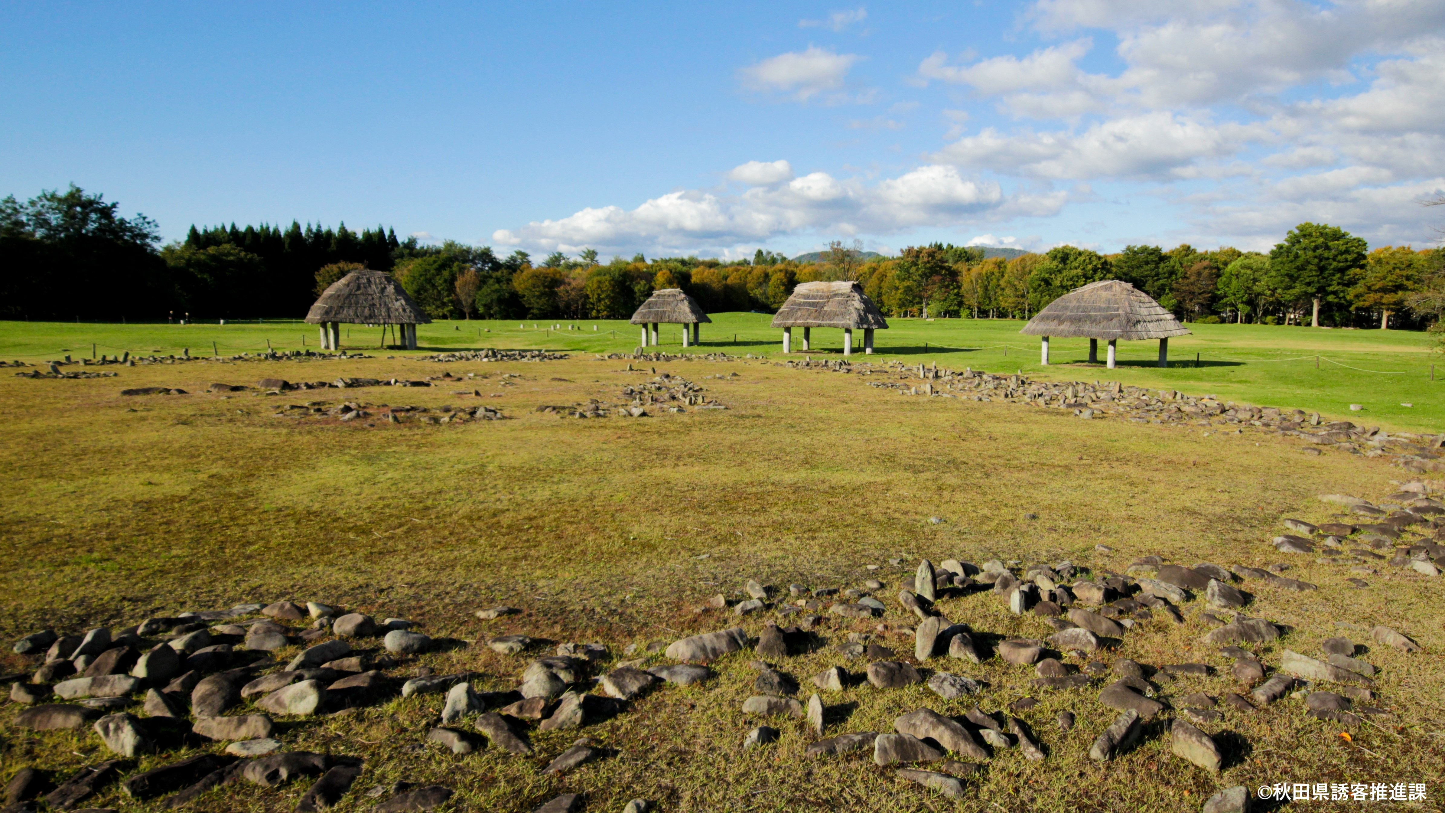 【大湯環状列石】ストーンサークル