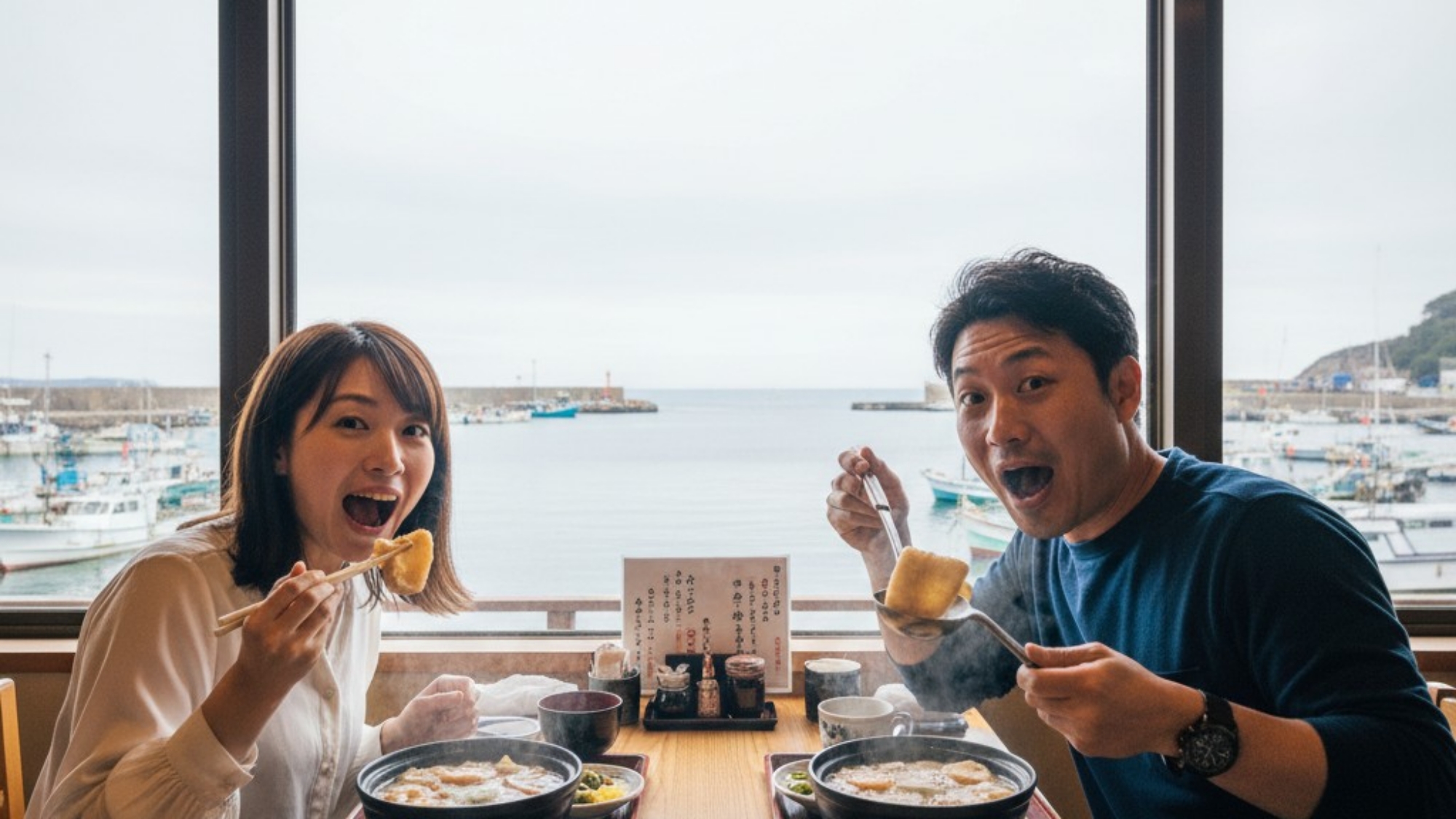 ホテル近くで八戸せんべい汁を堪能！※写真はイメージです
