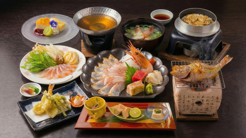 【期間限定】白身のトロ！極上の脂と旨味が人気の高級魚を食べつくす　数量限定「越中ノドグロ尽くし膳」