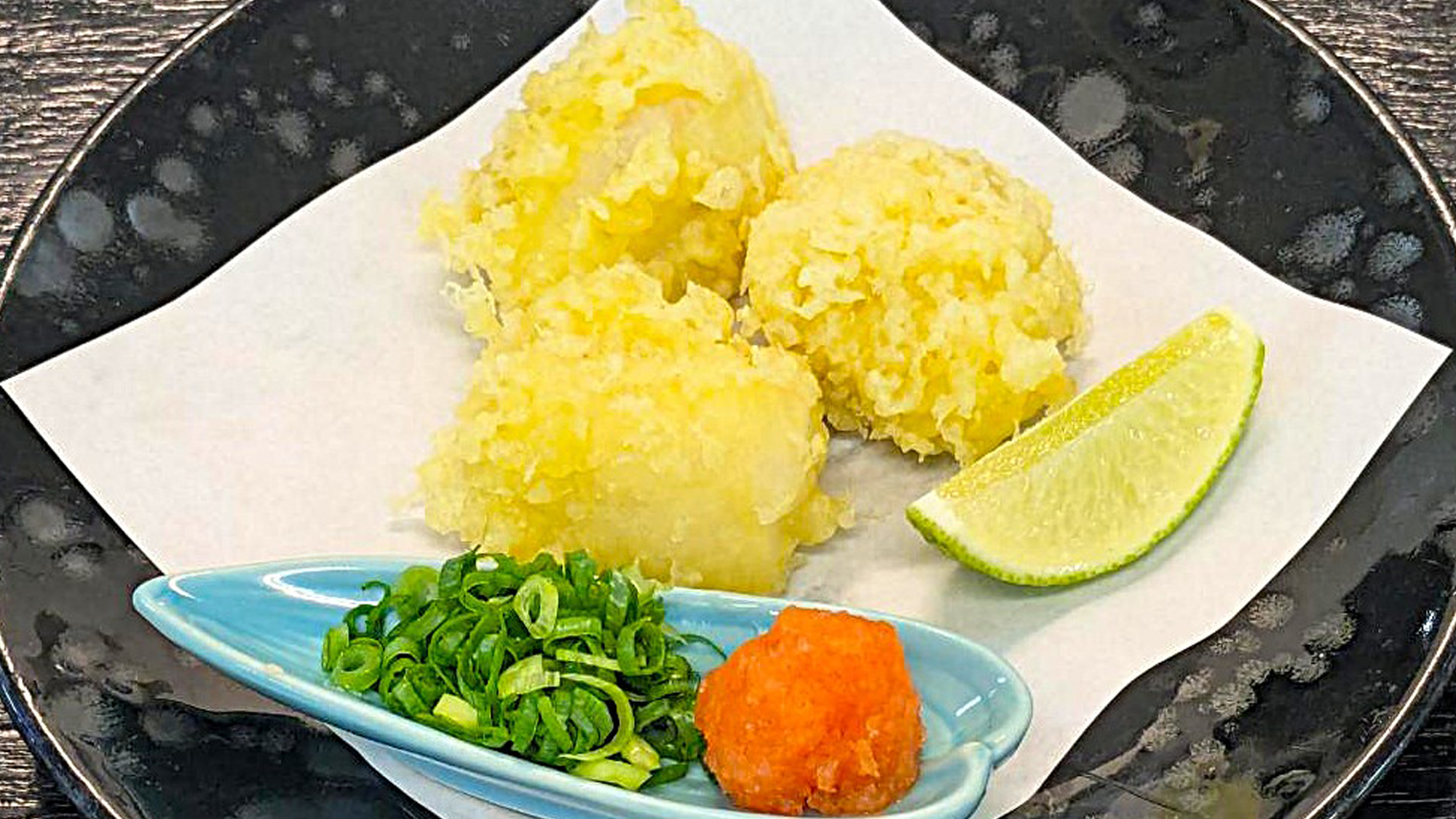 【12月から2月　別注文　ふぐ　白子天ぷら】外はサクッと中はとろりとした絶妙な食感を楽しめます