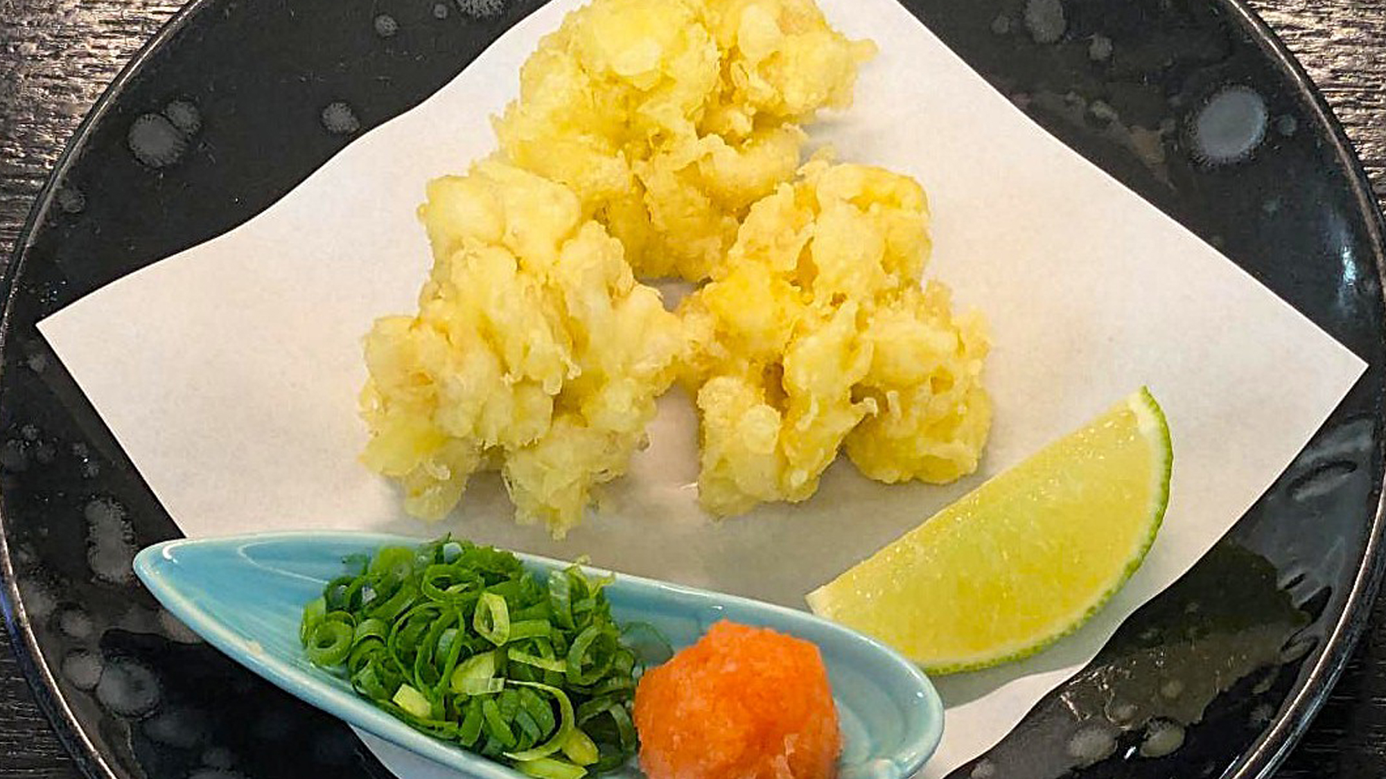 【12月から2月　別注文　タラ　白子天ぷら】濃厚で上品な甘みは火を通すことで旨味がさらに引きだちます