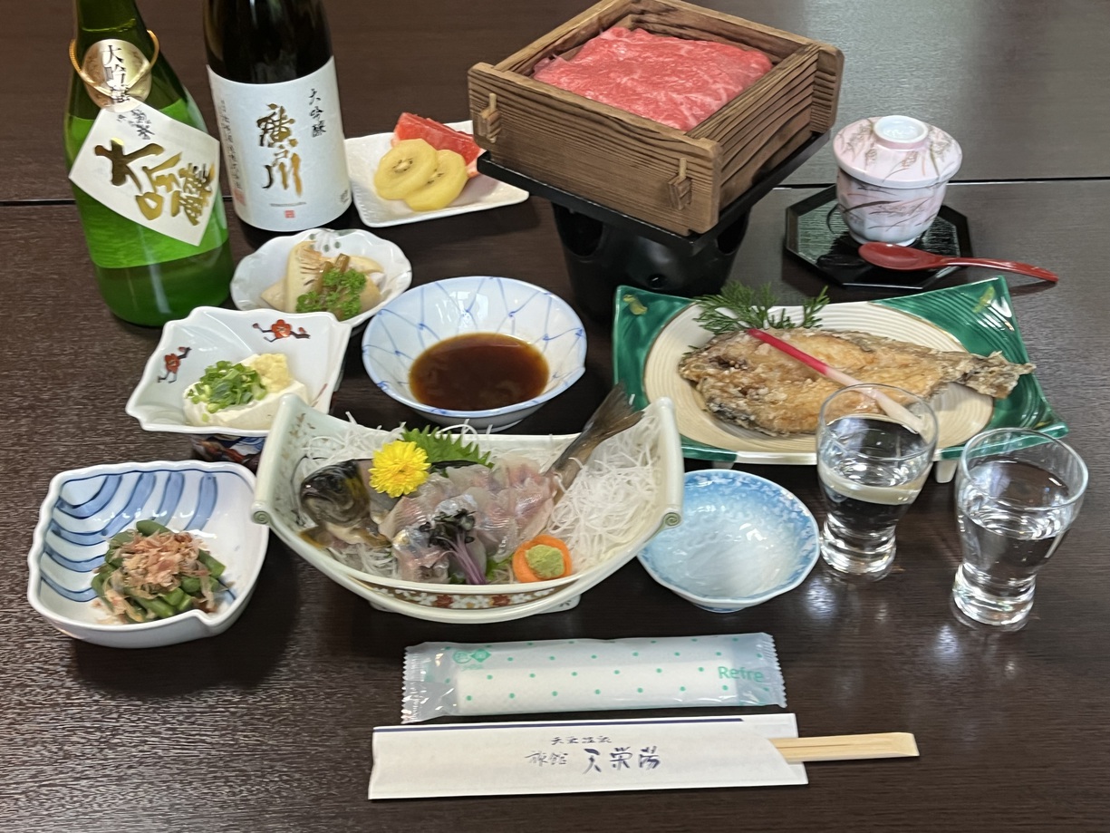 【天栄の味覚満喫＆大吟醸飲み比べプラン】食べて飲んで、舌鼓・腹鼓、満足充実感最高