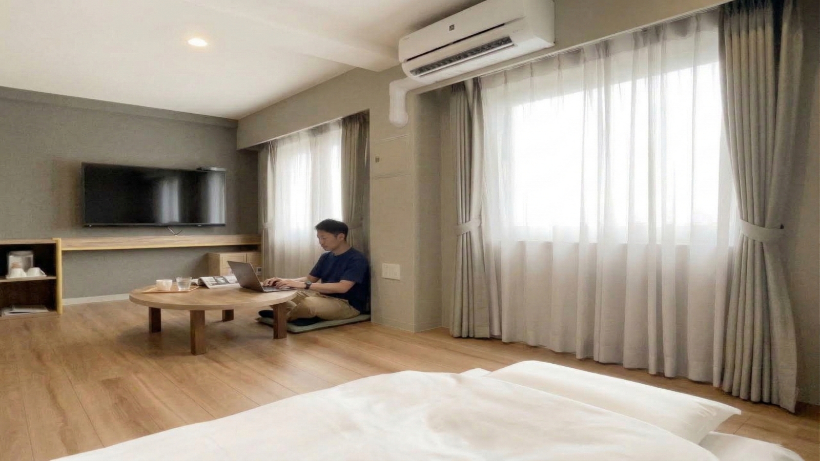 自分だけの自由な時間。素足でくつろぐ、第二の我が家のような心地よさ