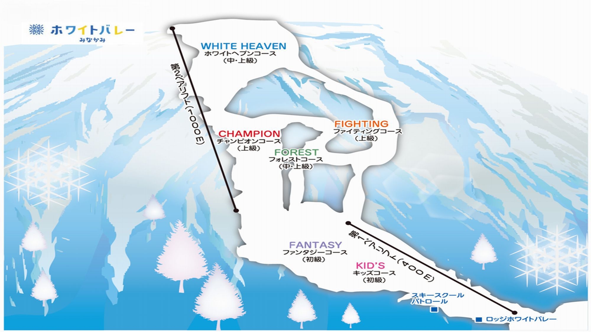 【ホワイトバレースキー場リフト券付】温泉とスキーで休日！