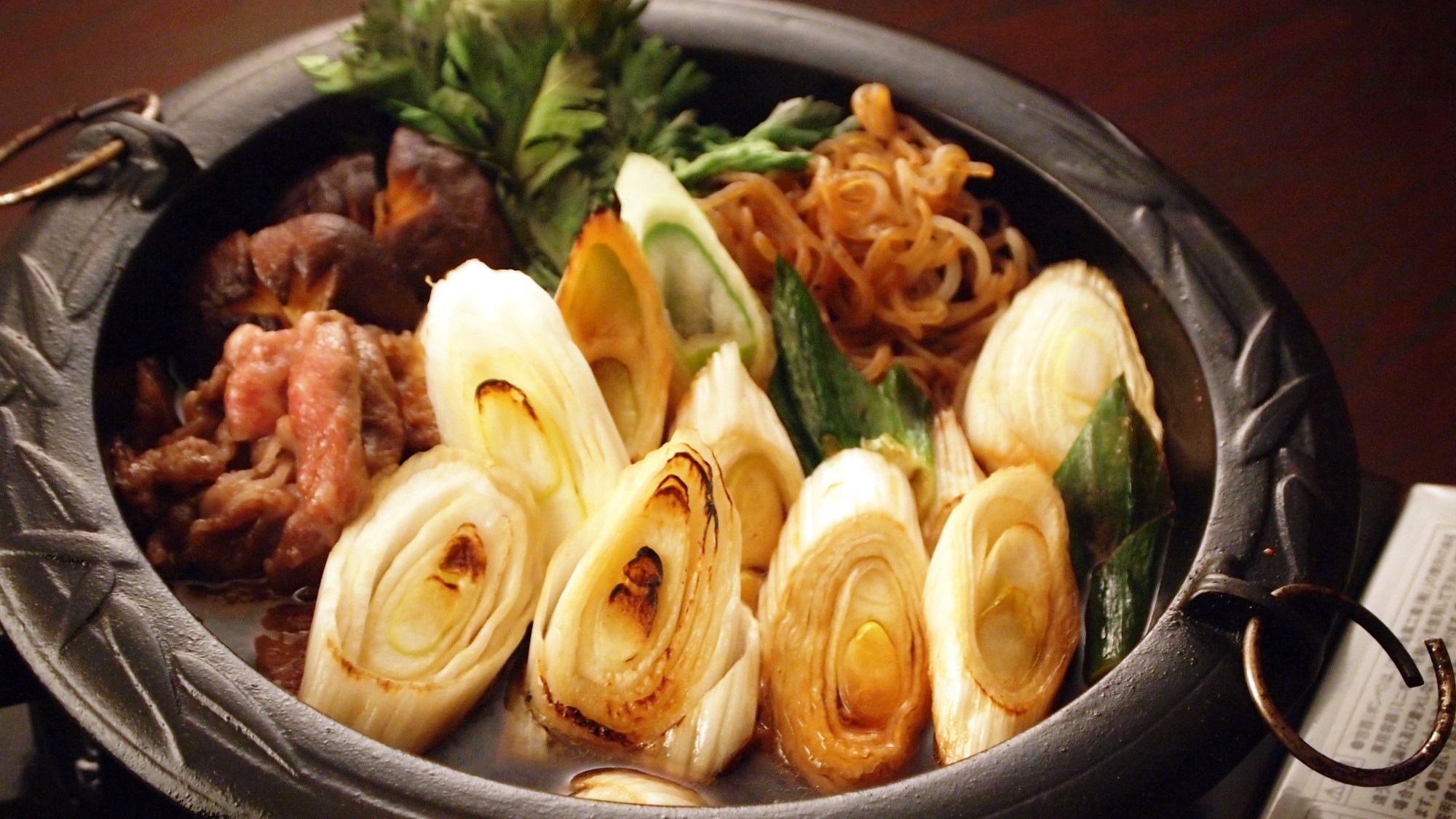 ［葱壱-NEGIICHI］下仁田葱が主役のすき焼き