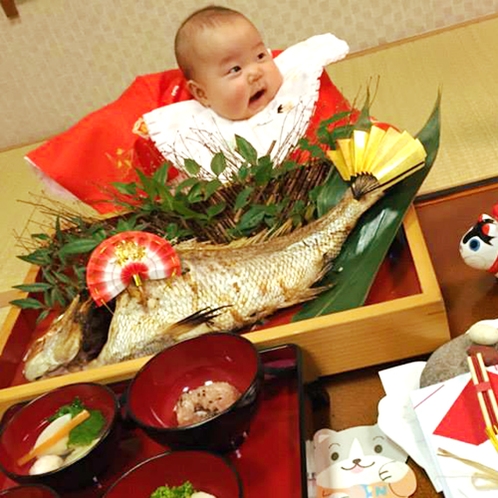 【お食い初め祝膳】ベビーが一生食べ物に困らないように願って♪