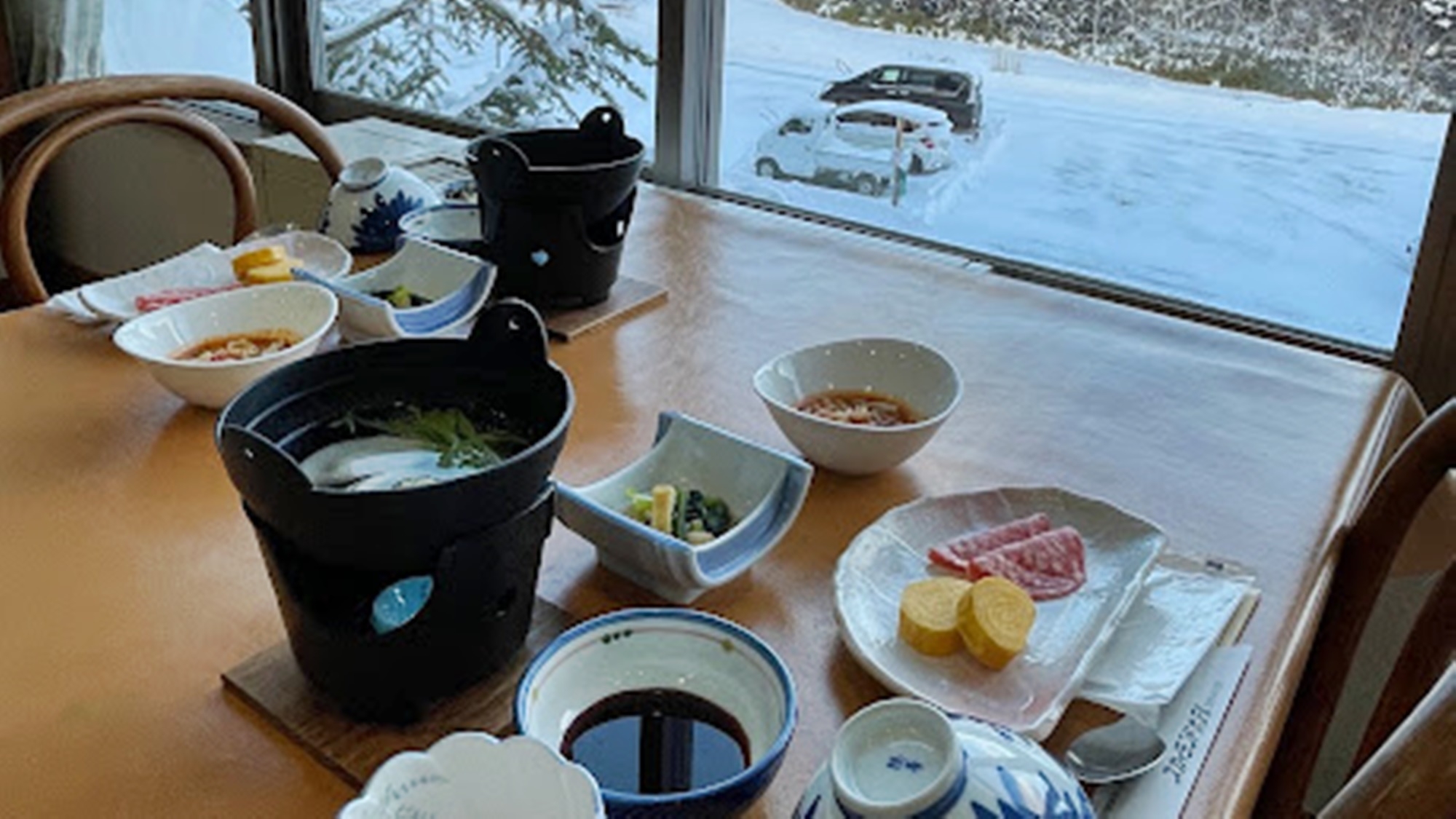 【本館・2食付】GWまで春スキー！ダイヤモンドスキー場を一望！一の瀬や焼額山へ便利＆活性石温泉で寛ぐ