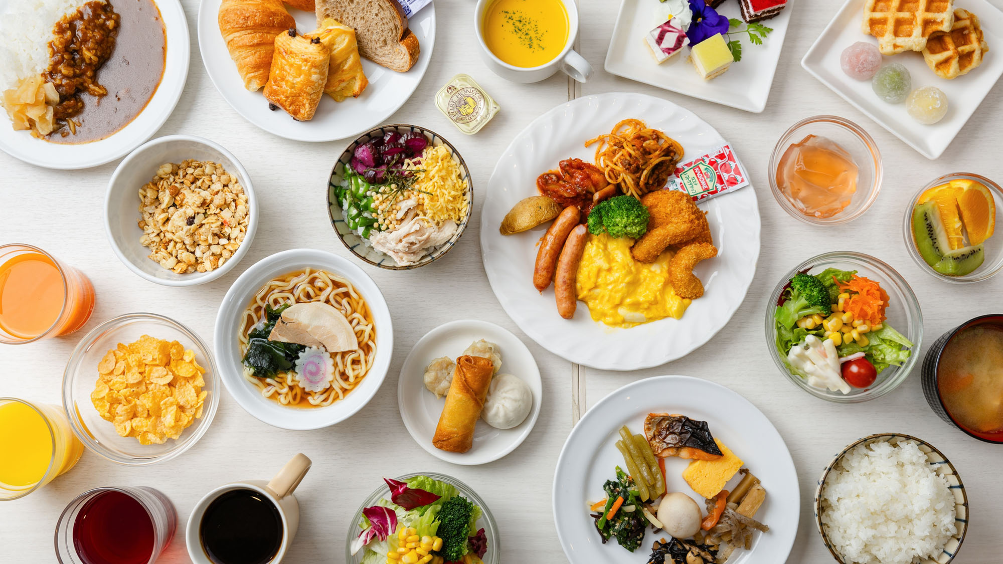 朝食ビュッフェ　イメージ