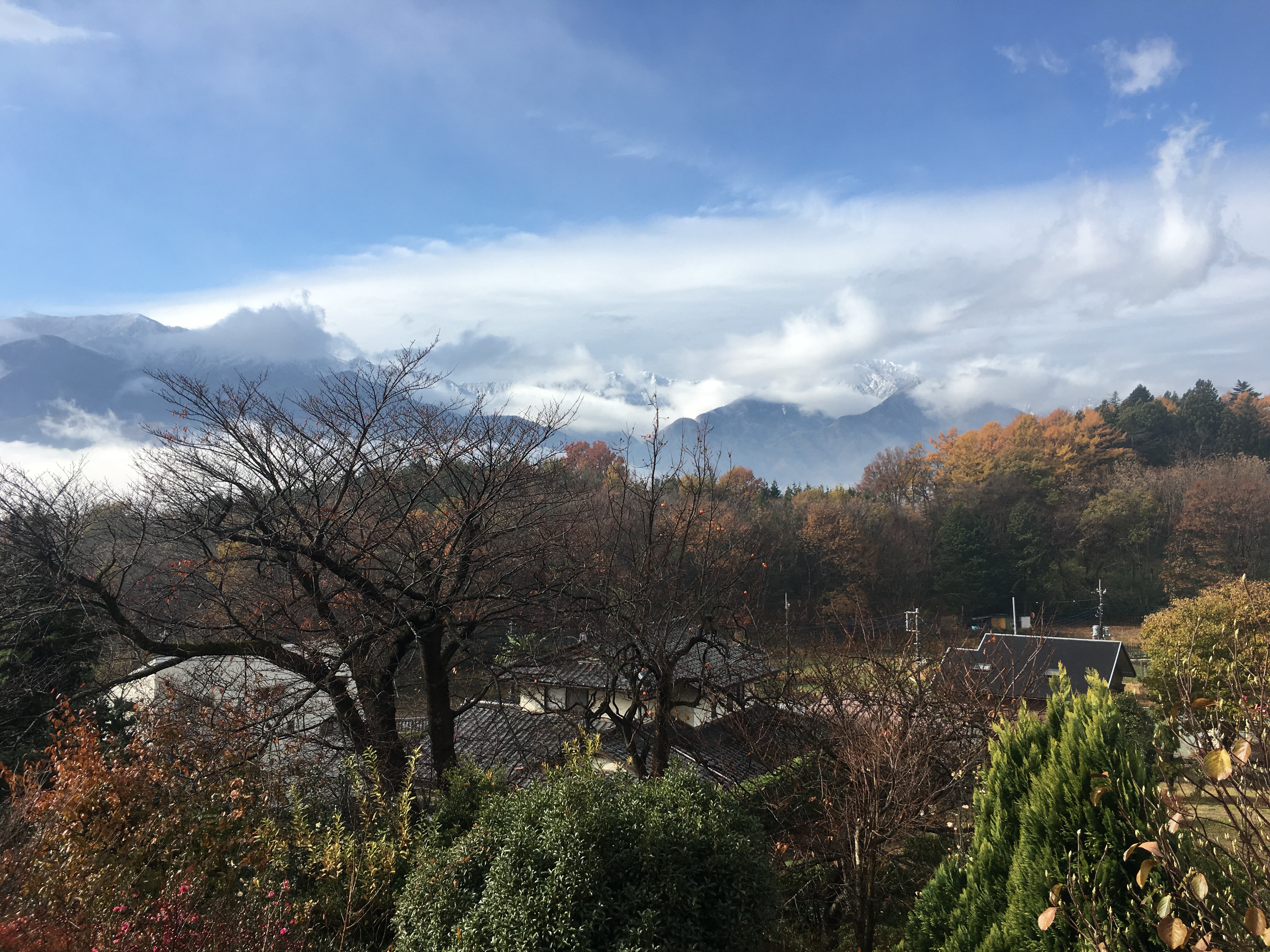 吹雪きの甲斐駒