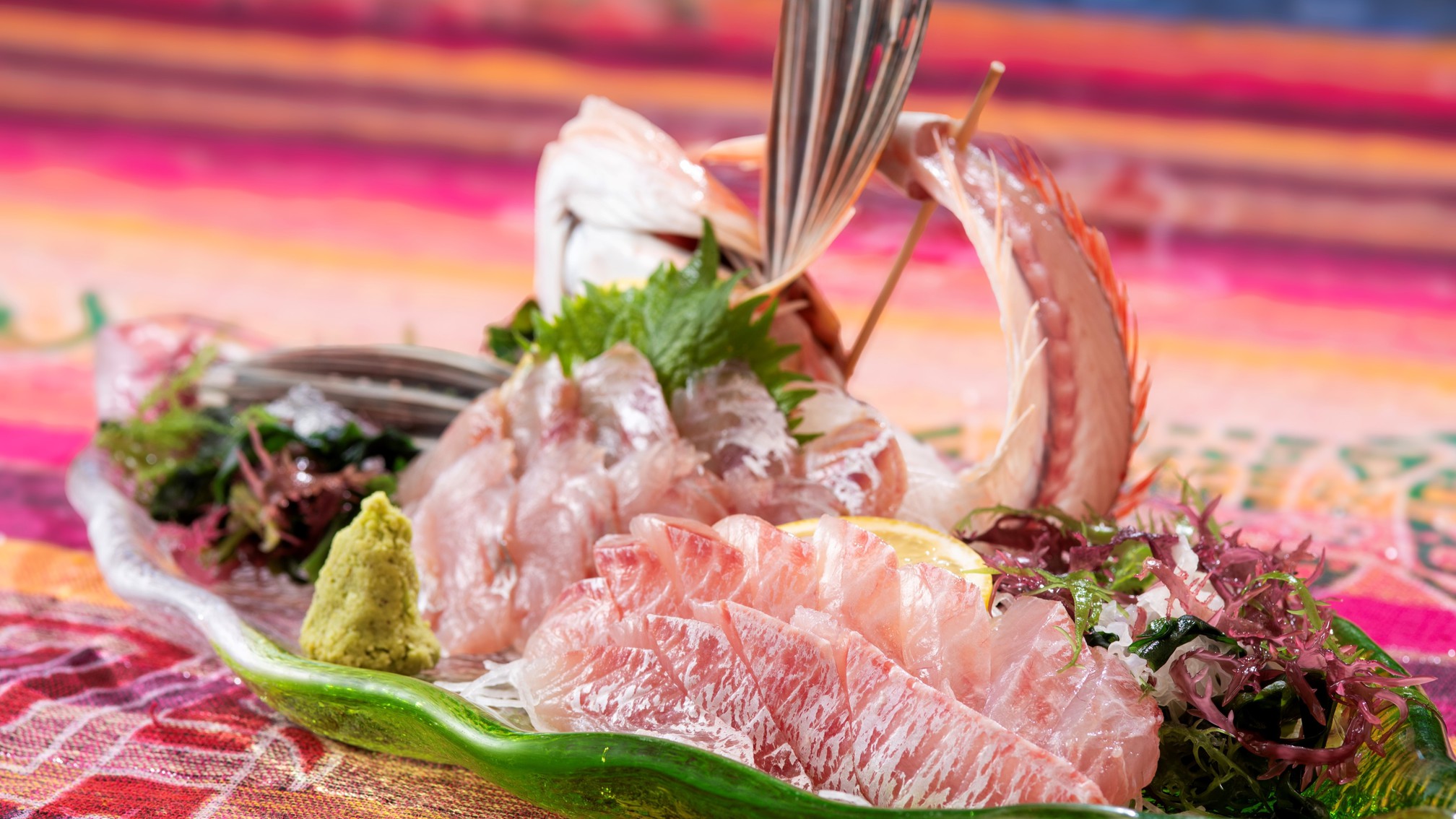 《迷ったらこちらをどうぞ》伊豆の旬魚お刺身＆金目鯛料理