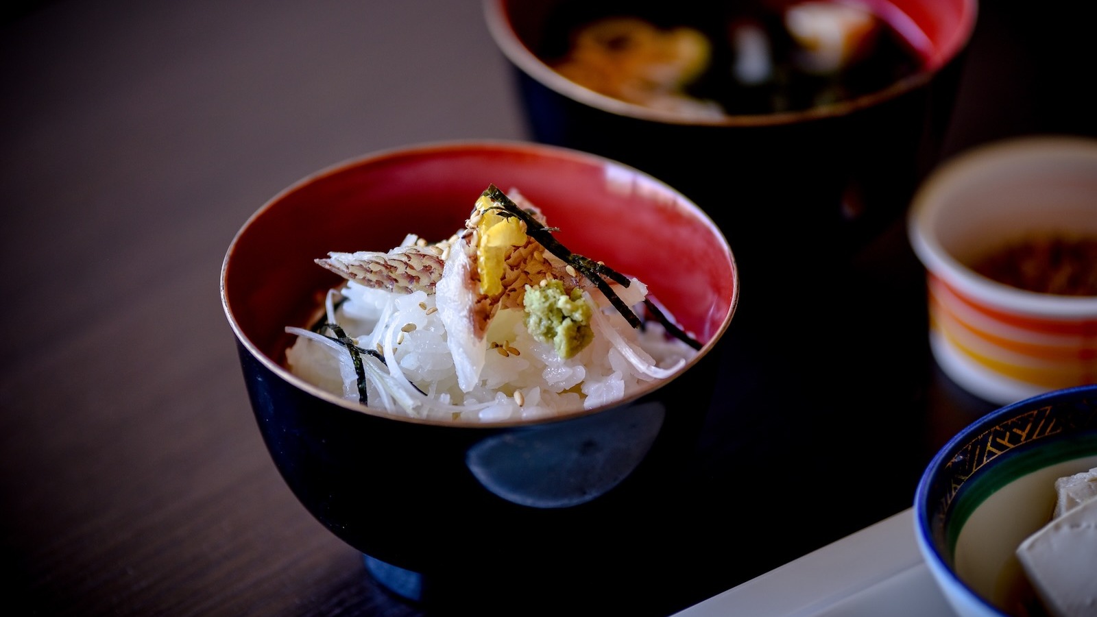 ほっとする味わいの鯛茶漬け