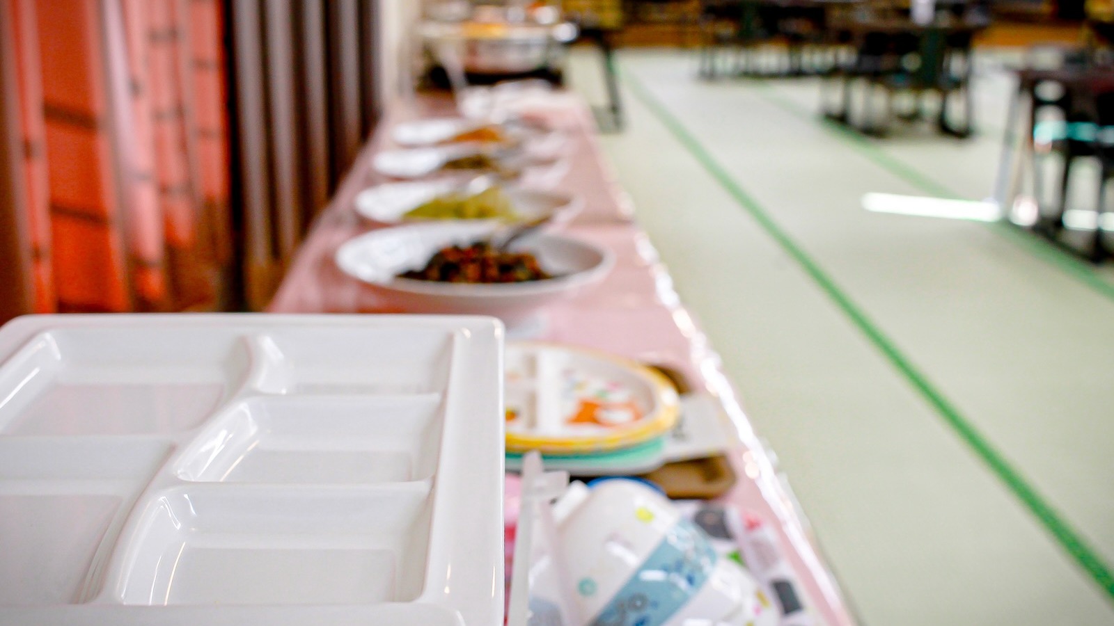 広々とした朝食会場