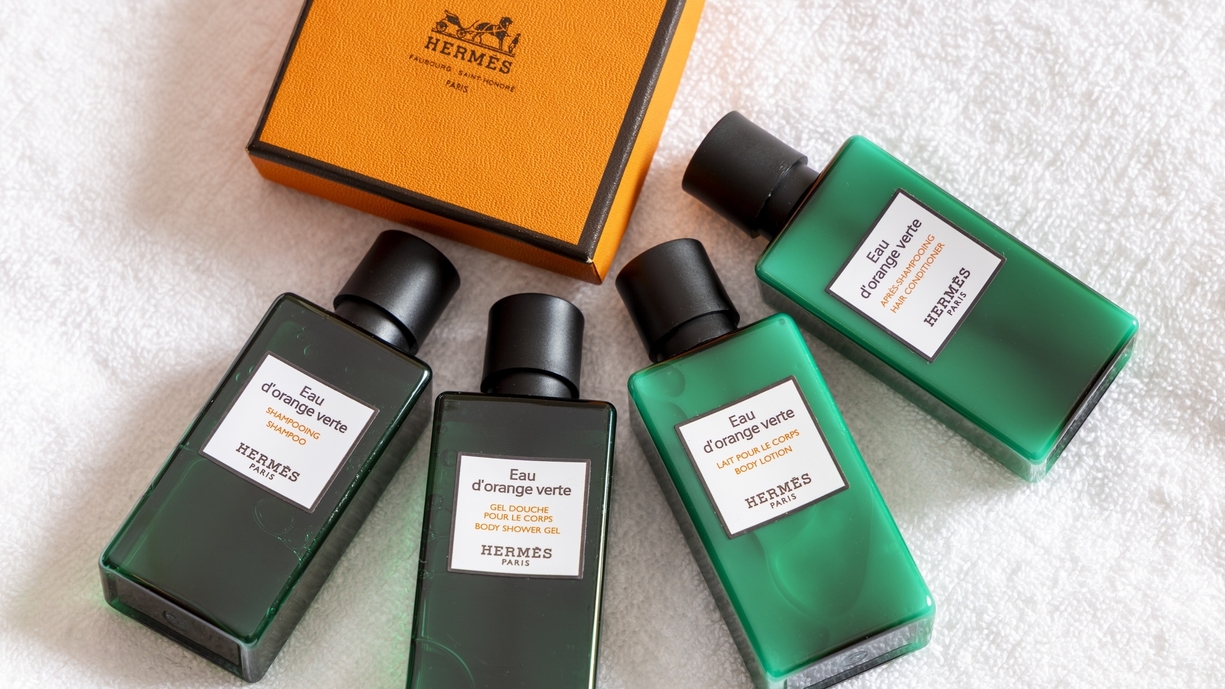 憧れの『HERMES』バスアメニティセット付き〜エルメスのオレンジに愛される香り〜