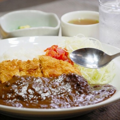 ◆夕食　花々亭◆上田カツカリー