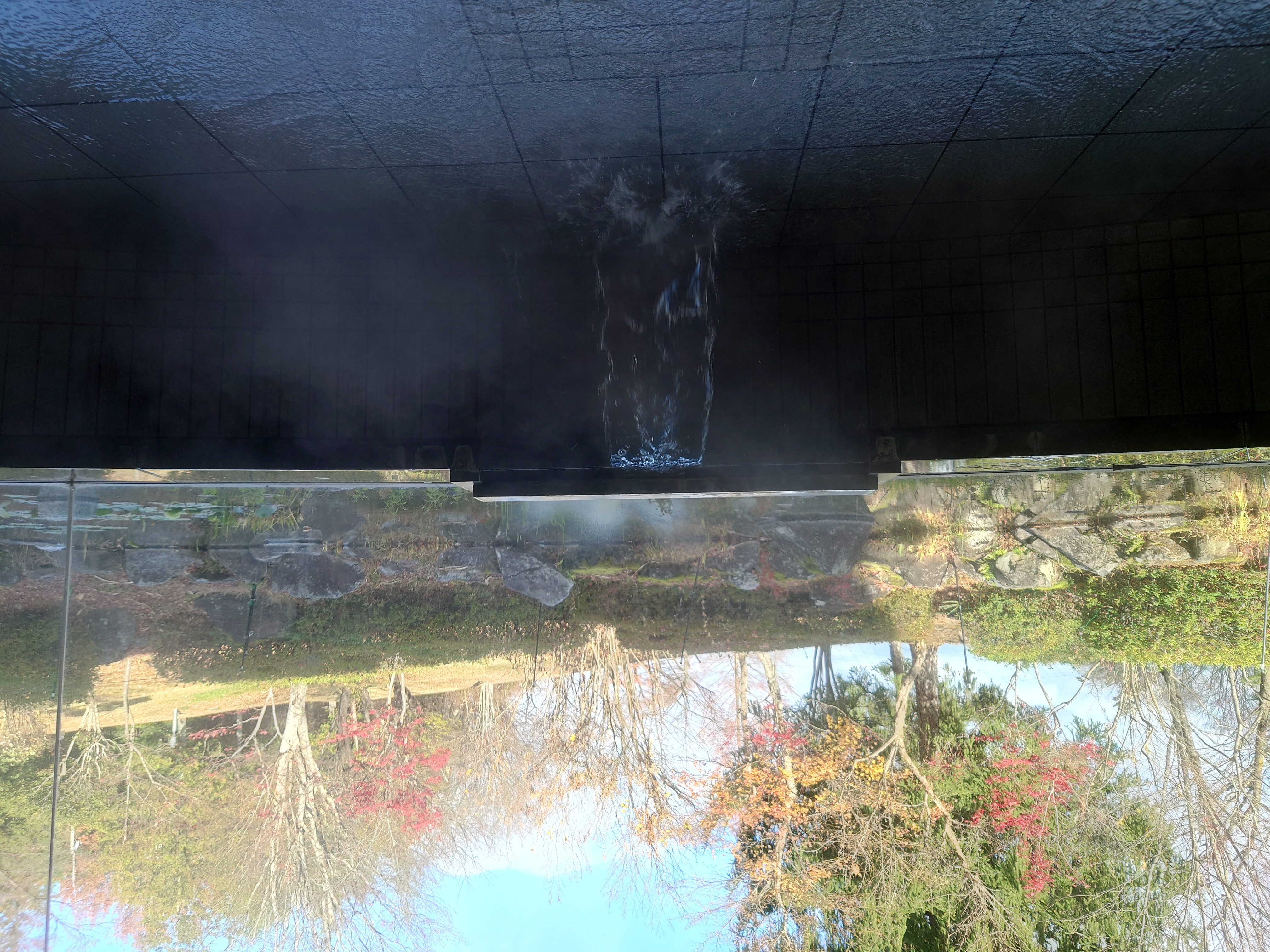 男子風呂からの風景