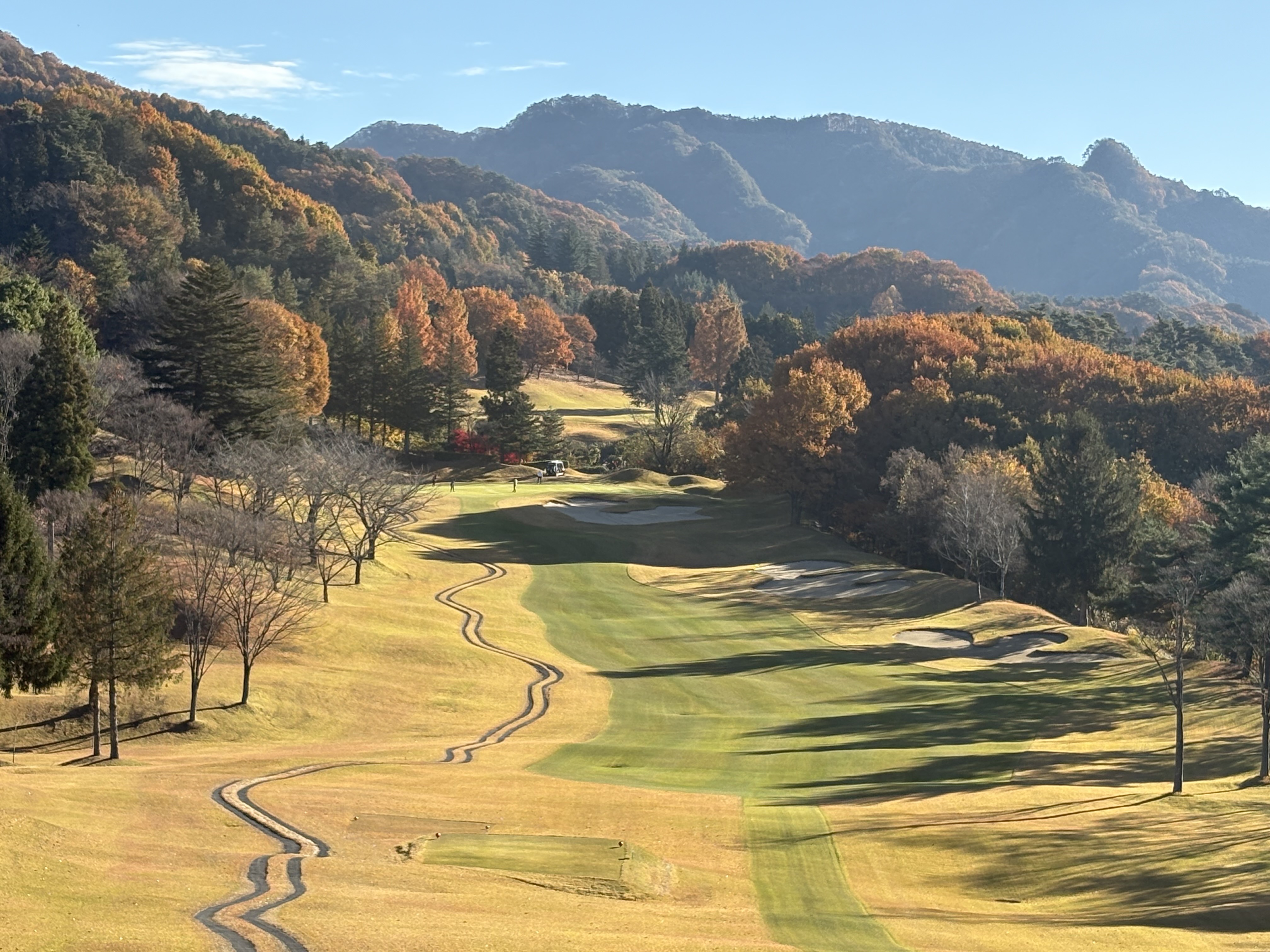 初穂カントリークラブ10番・紅葉
