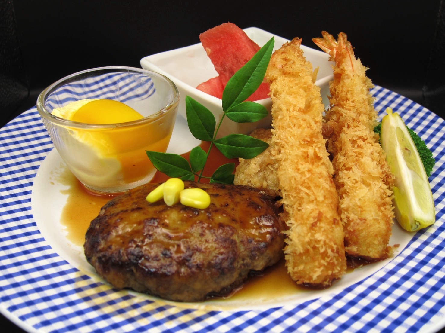 お子様のお食事【佐賀牛ハンバーグプレート】