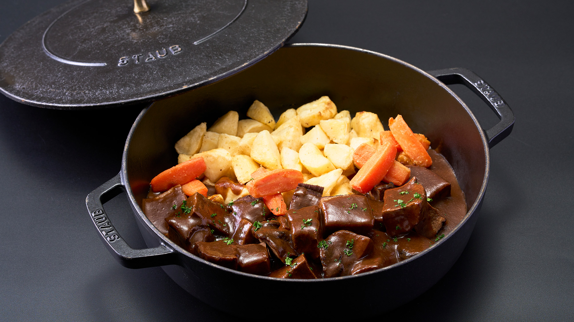 【朝食】仙台名物牛タンシチュー