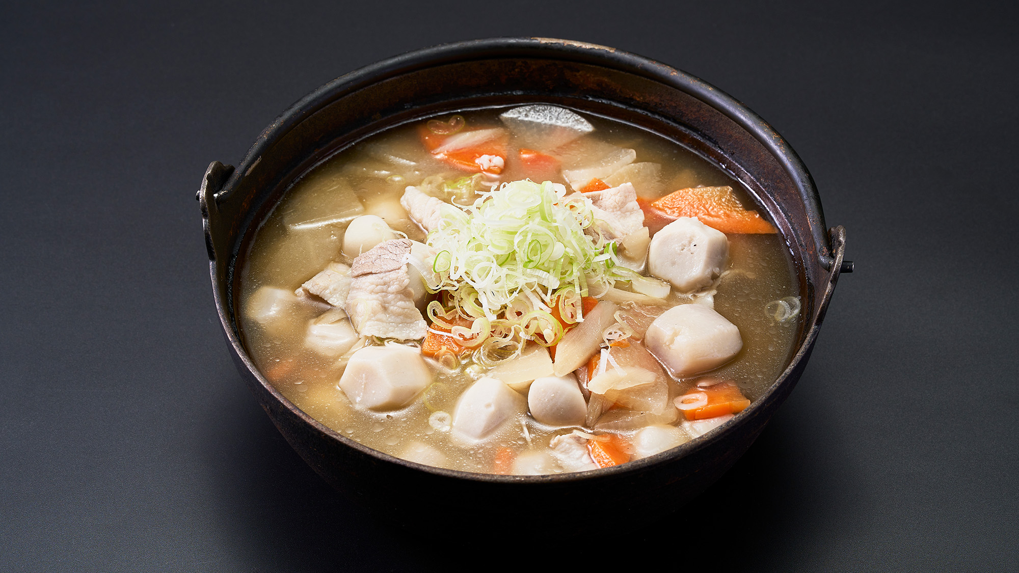 【朝食】仙台芋煮鍋